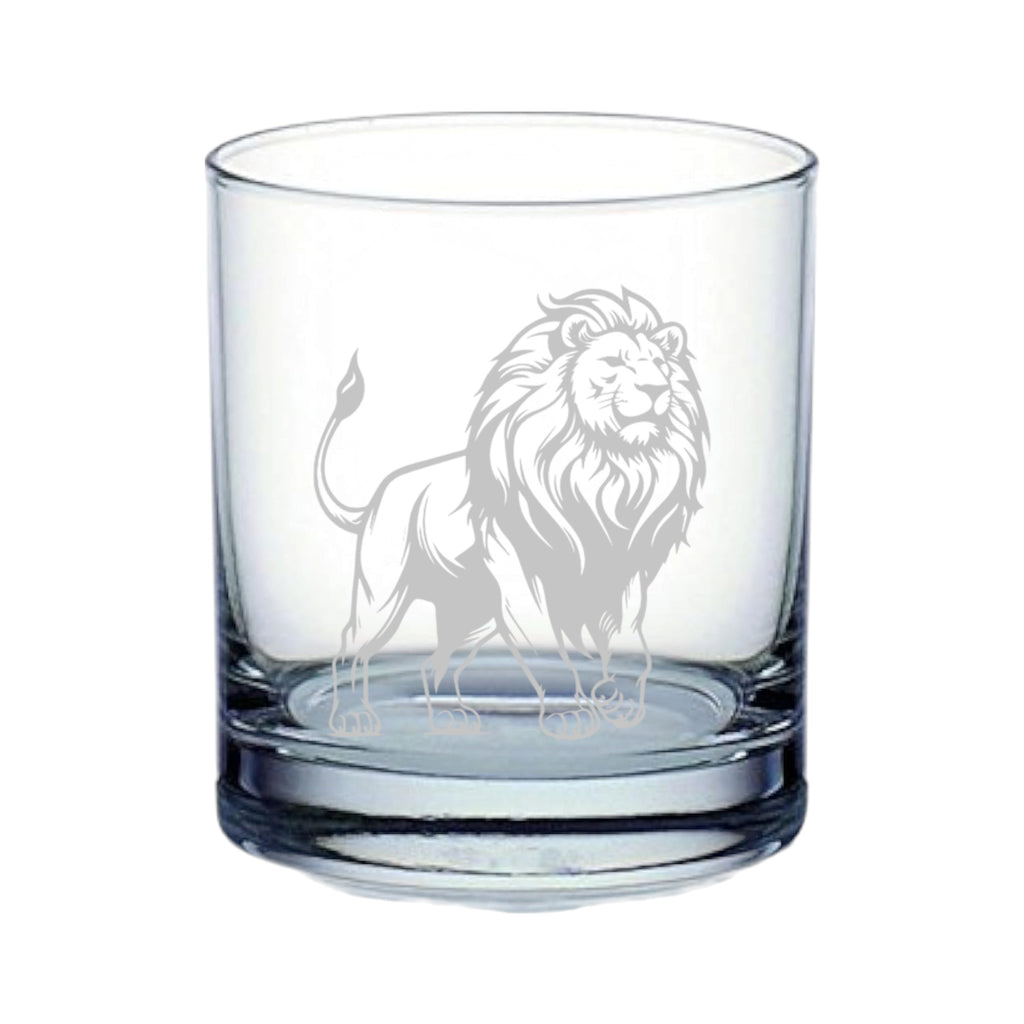 Rocks Glass - Lion - Double Old Fashioned