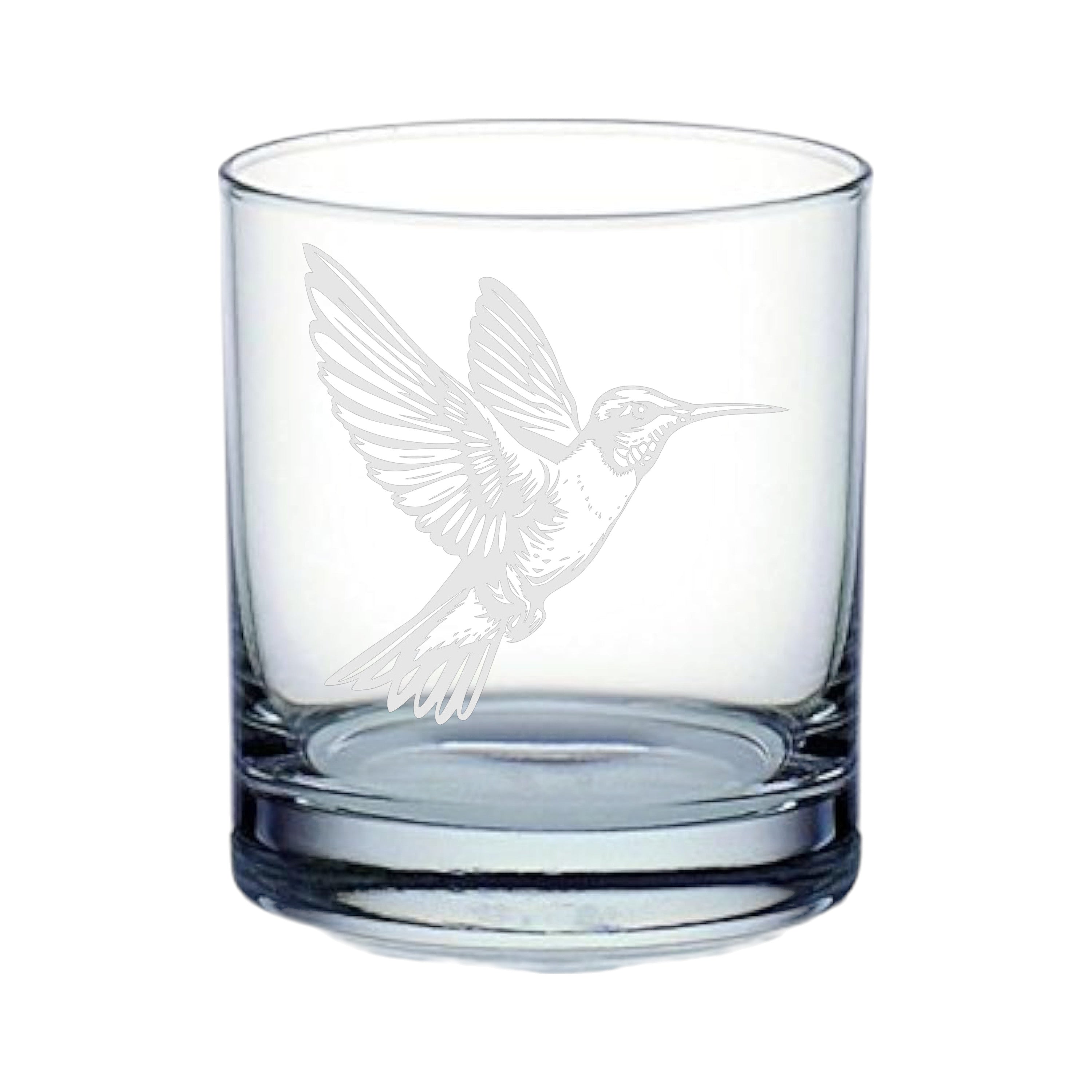 Rocks Glass - Hummingbird - Double Old Fashioned - 10oz