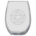 15oz Stemless Wine Glass -  Demon Trap
