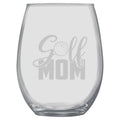 15oz Stemless Wine Glass -   Golf Mom