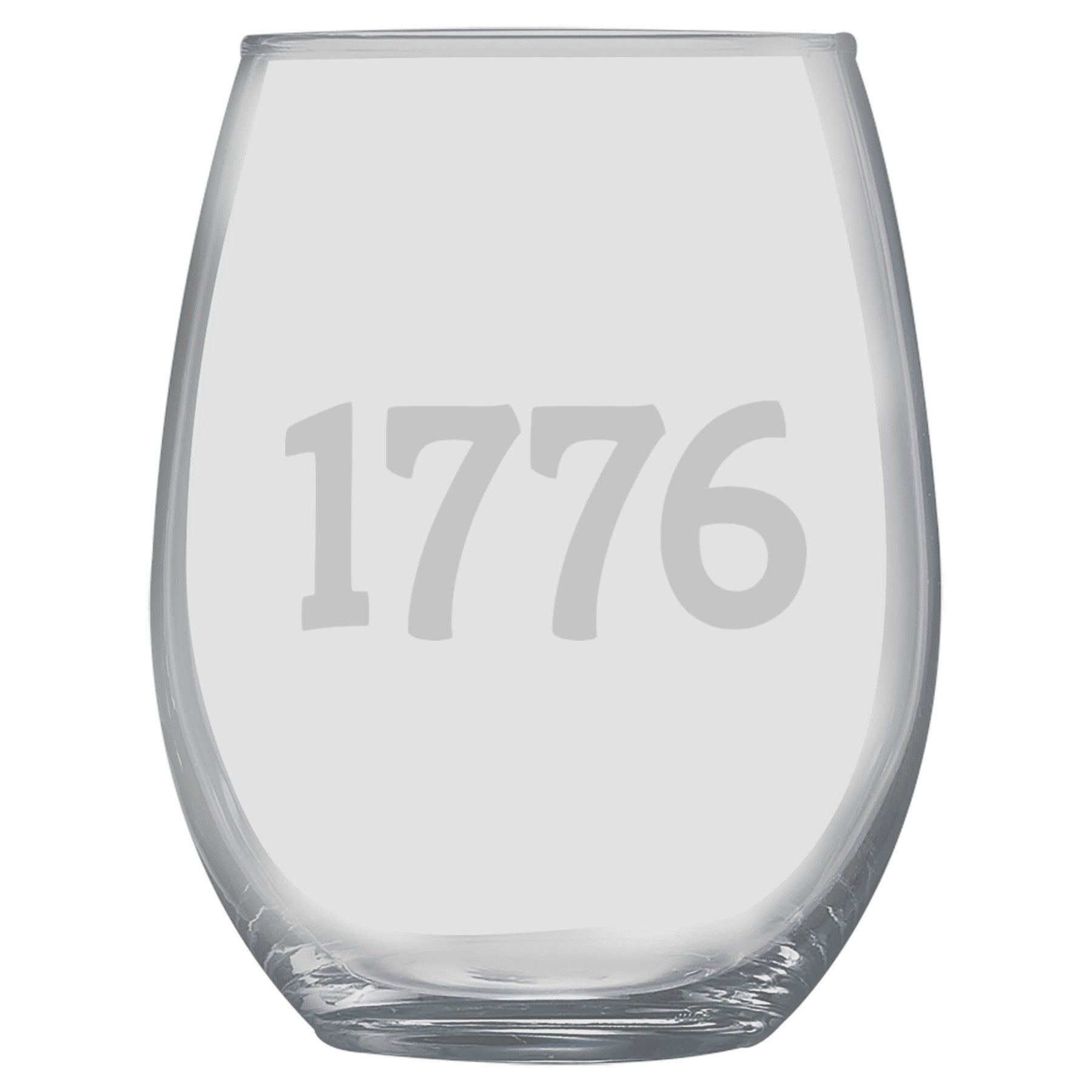 15oz Stemless Wine Glass -  1776