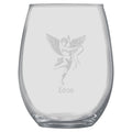 15oz Stemless Wine Glass -  Eros God of Love