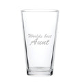 16oz Beer Mug - Worlds Best Aunt
