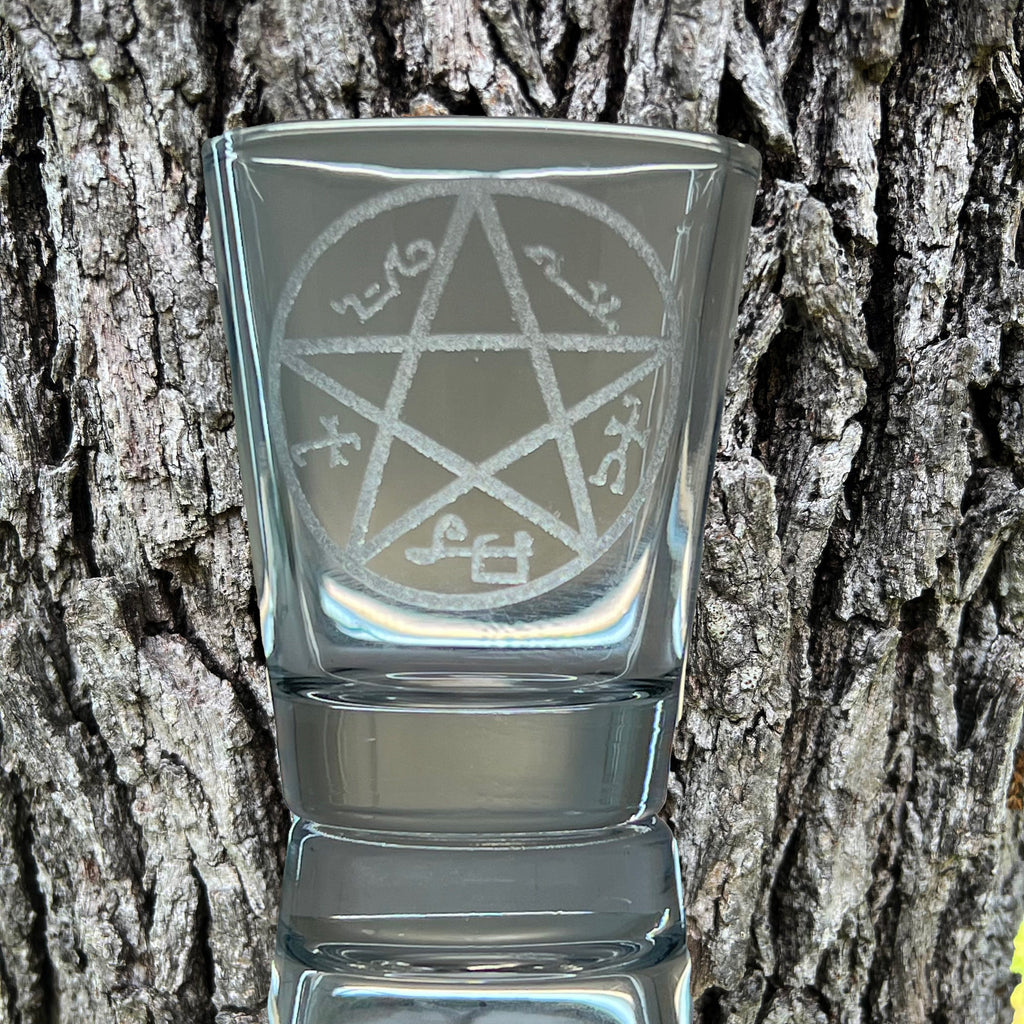 2oz Demon Trap Shotglass LASER