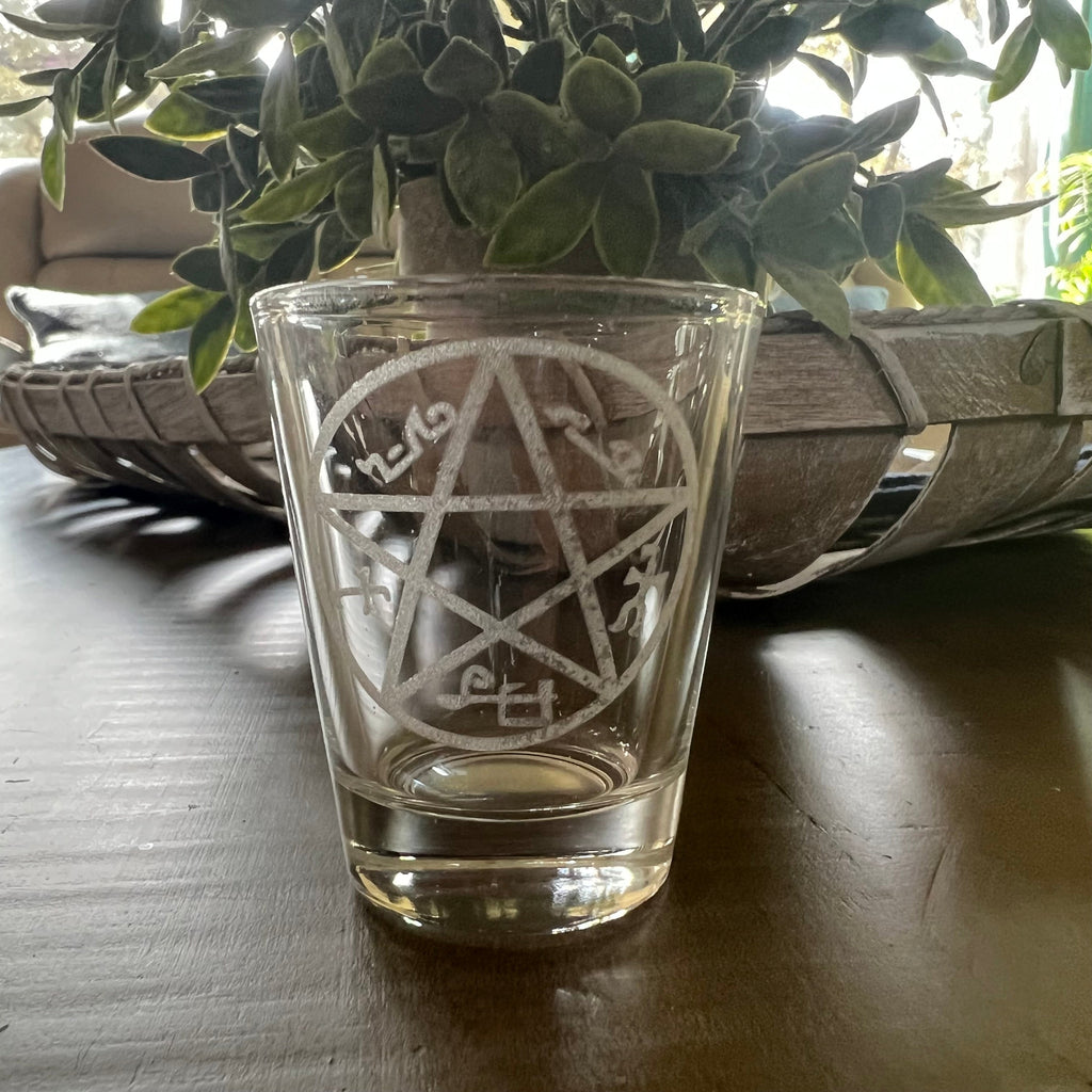 2oz Demon Trap Shotglass LASER