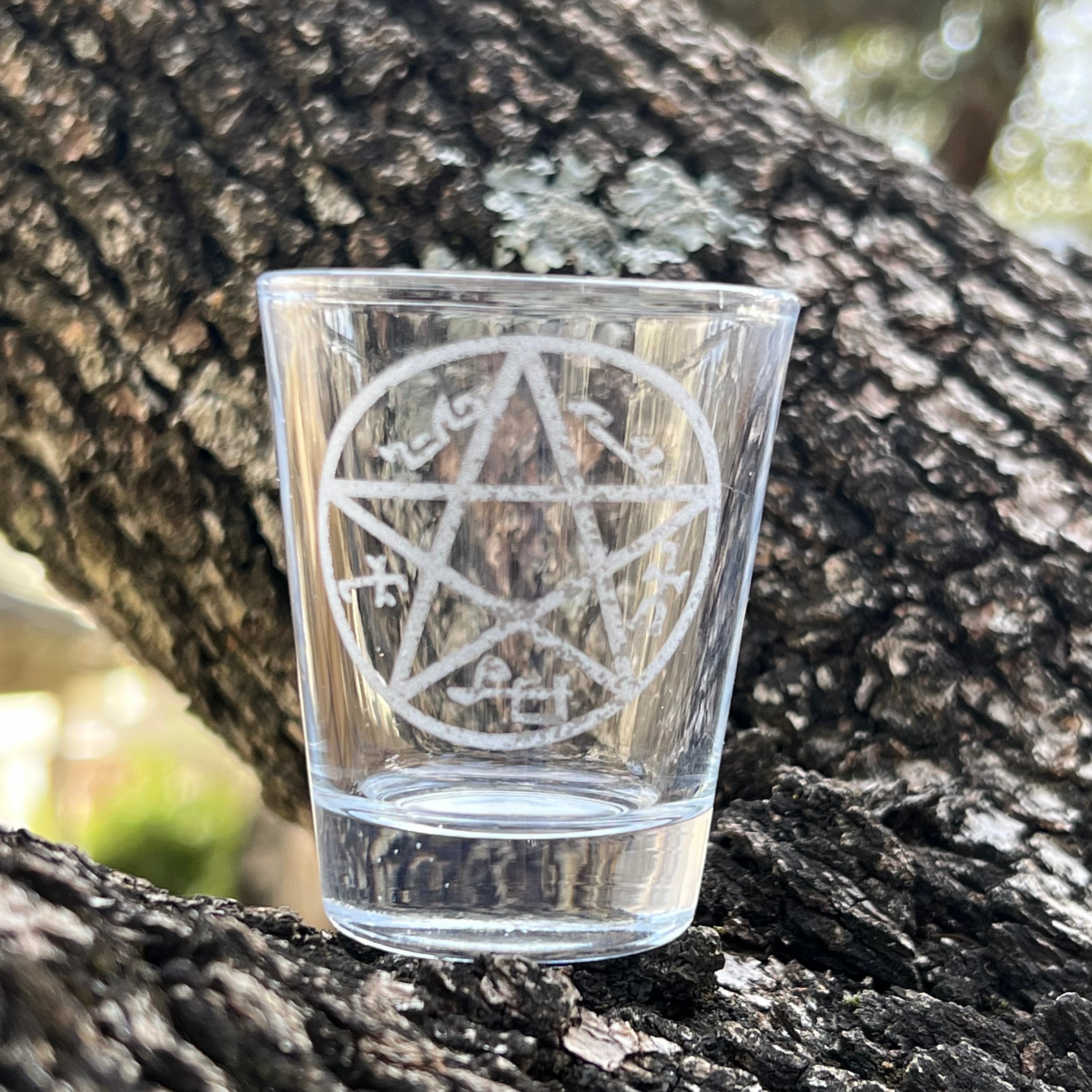 2oz Demon Trap Shotglass LASER