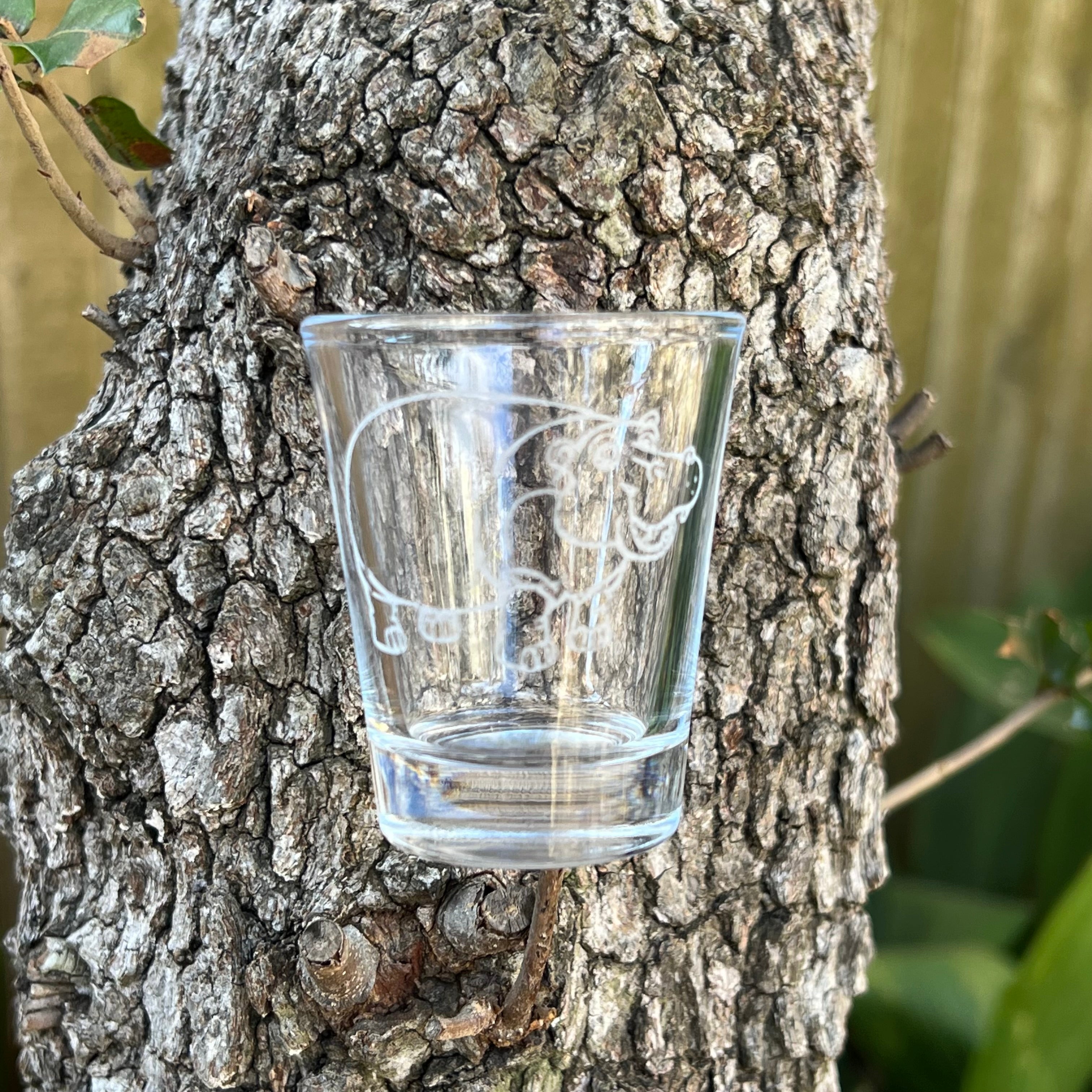 2oz Hippo Shotglass LASER