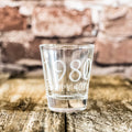 2oz 1980 Happy 40th Shot glass
