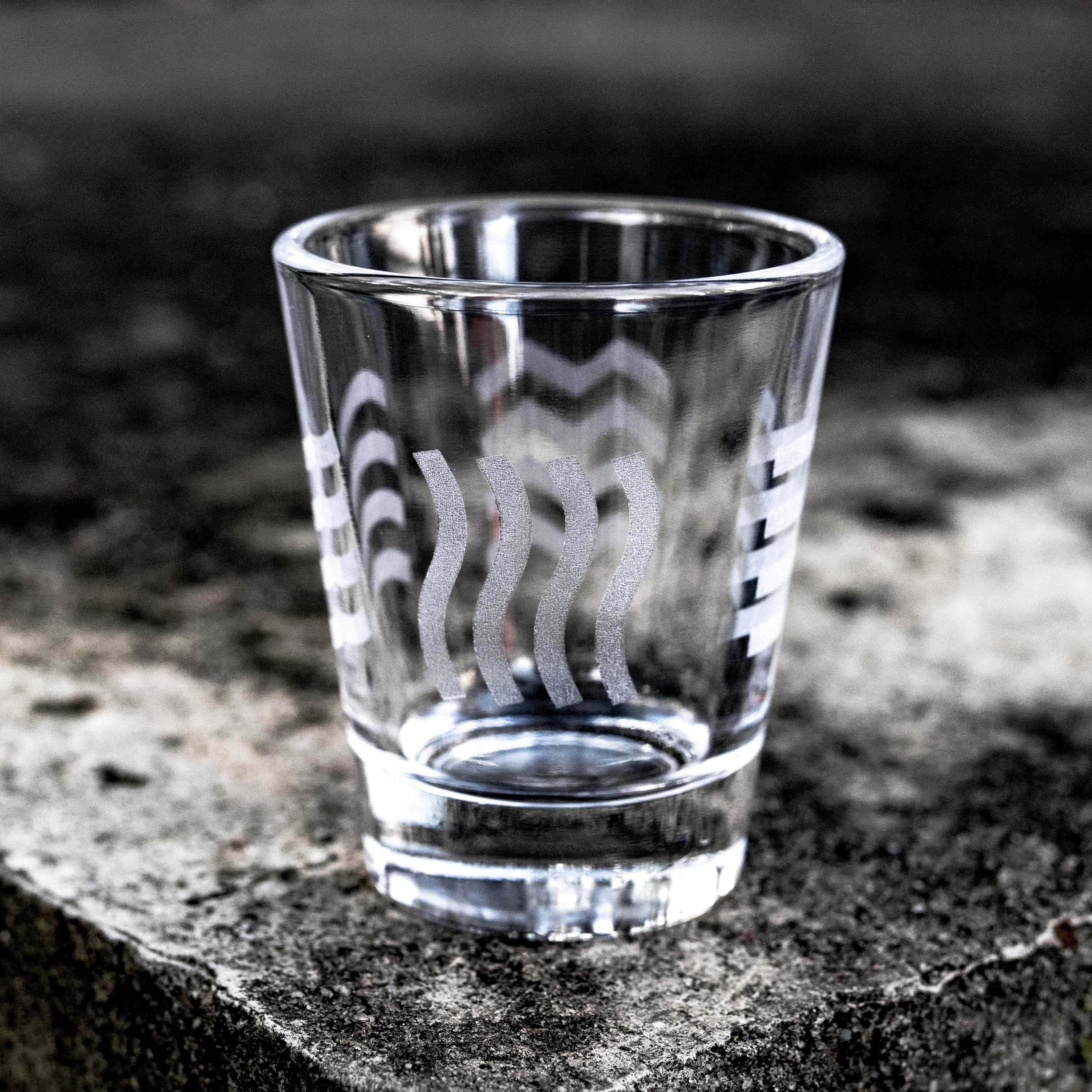 2oz 4 Elements Shot glass