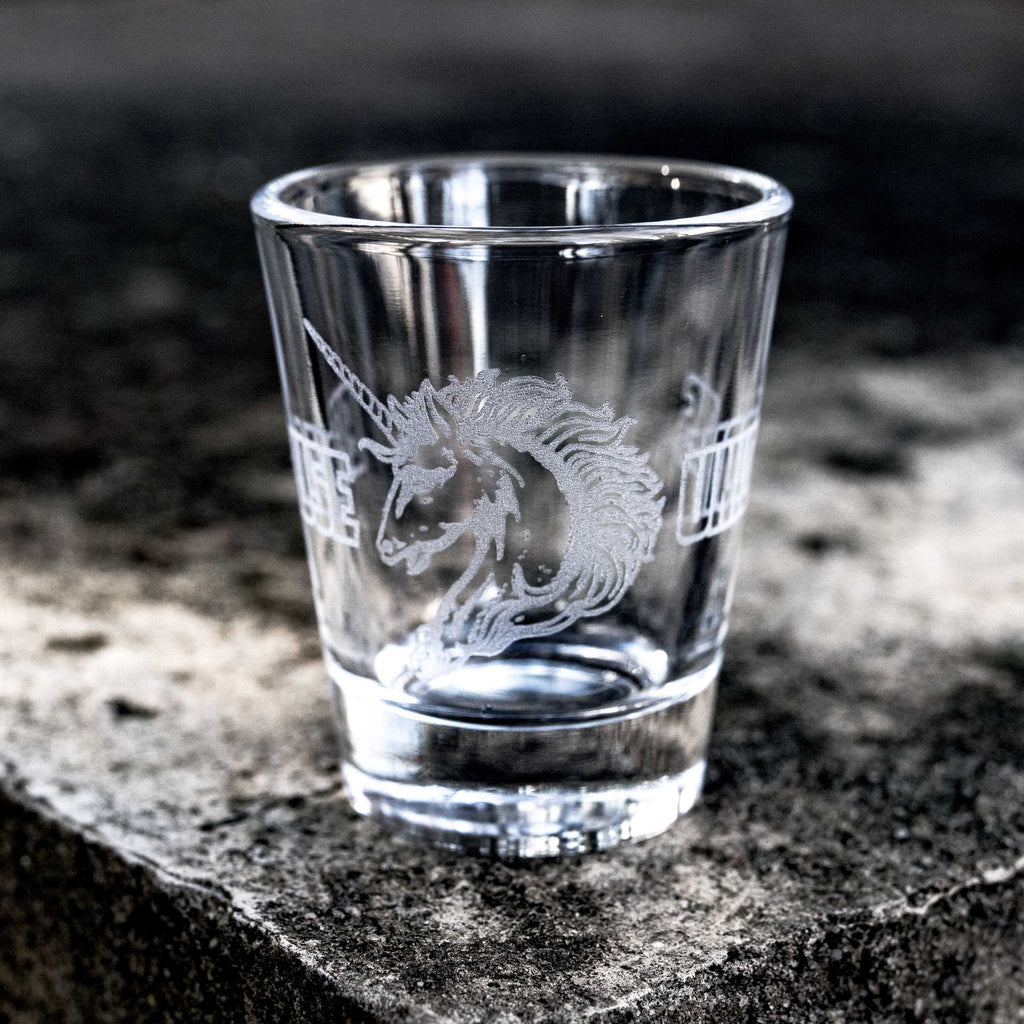 2oz Because Unicorns Shot glass