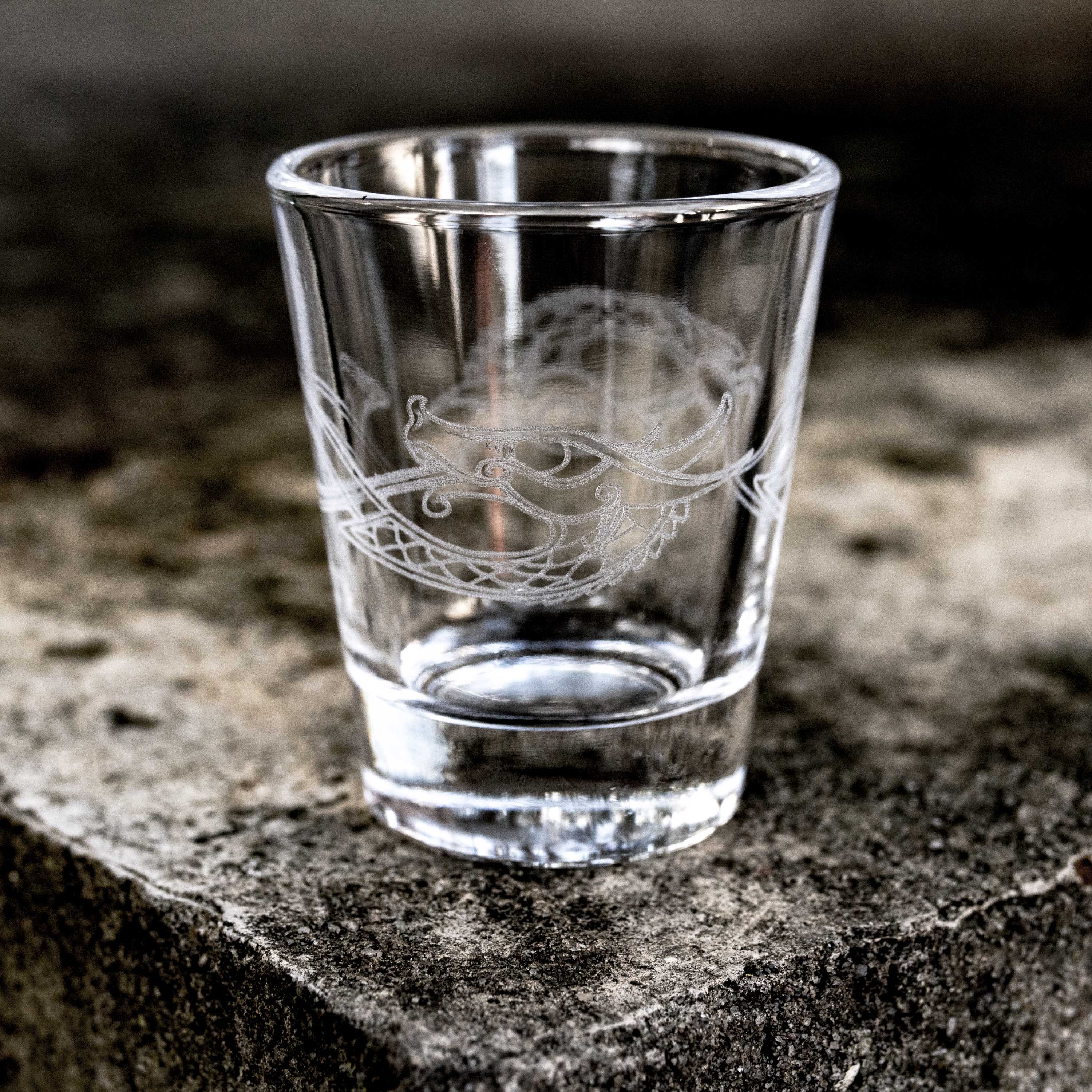 2oz Celtic Dragon Shot glass