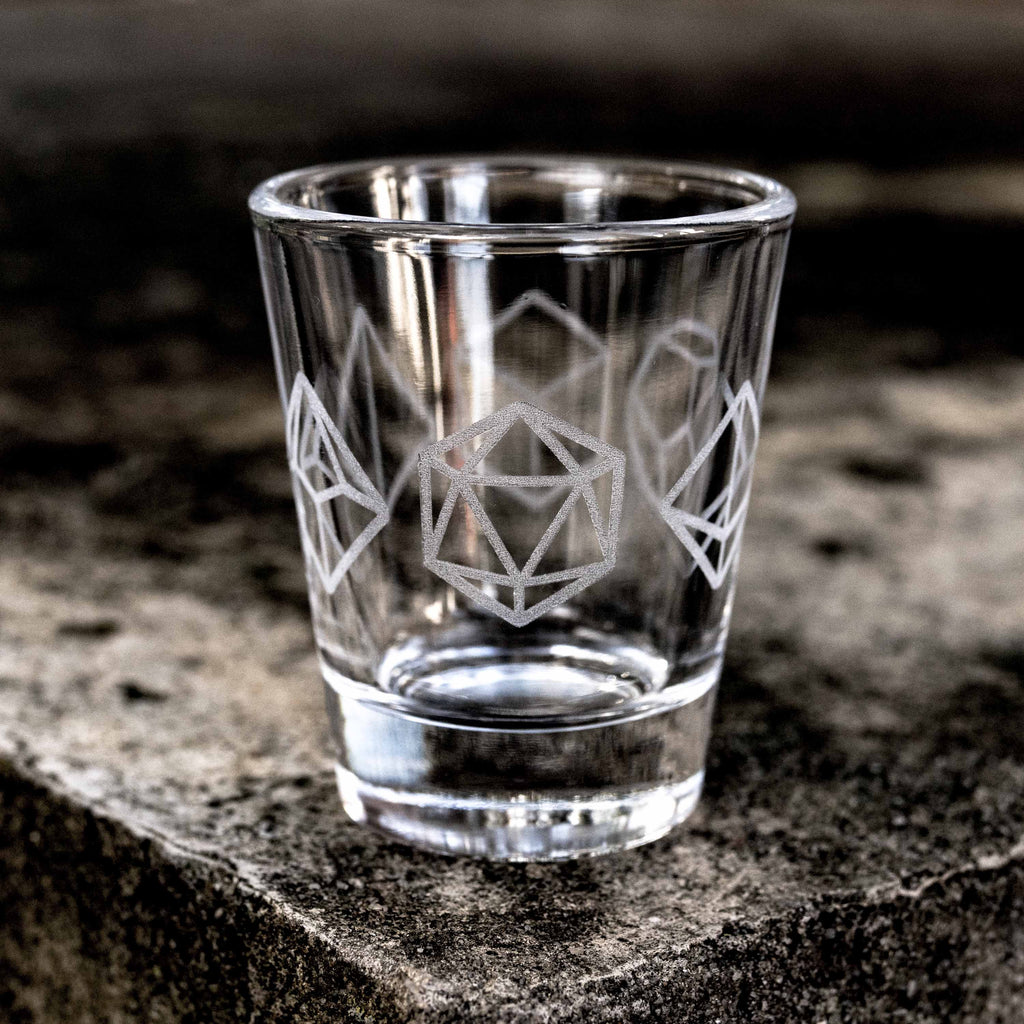 2oz Dice Shot glass