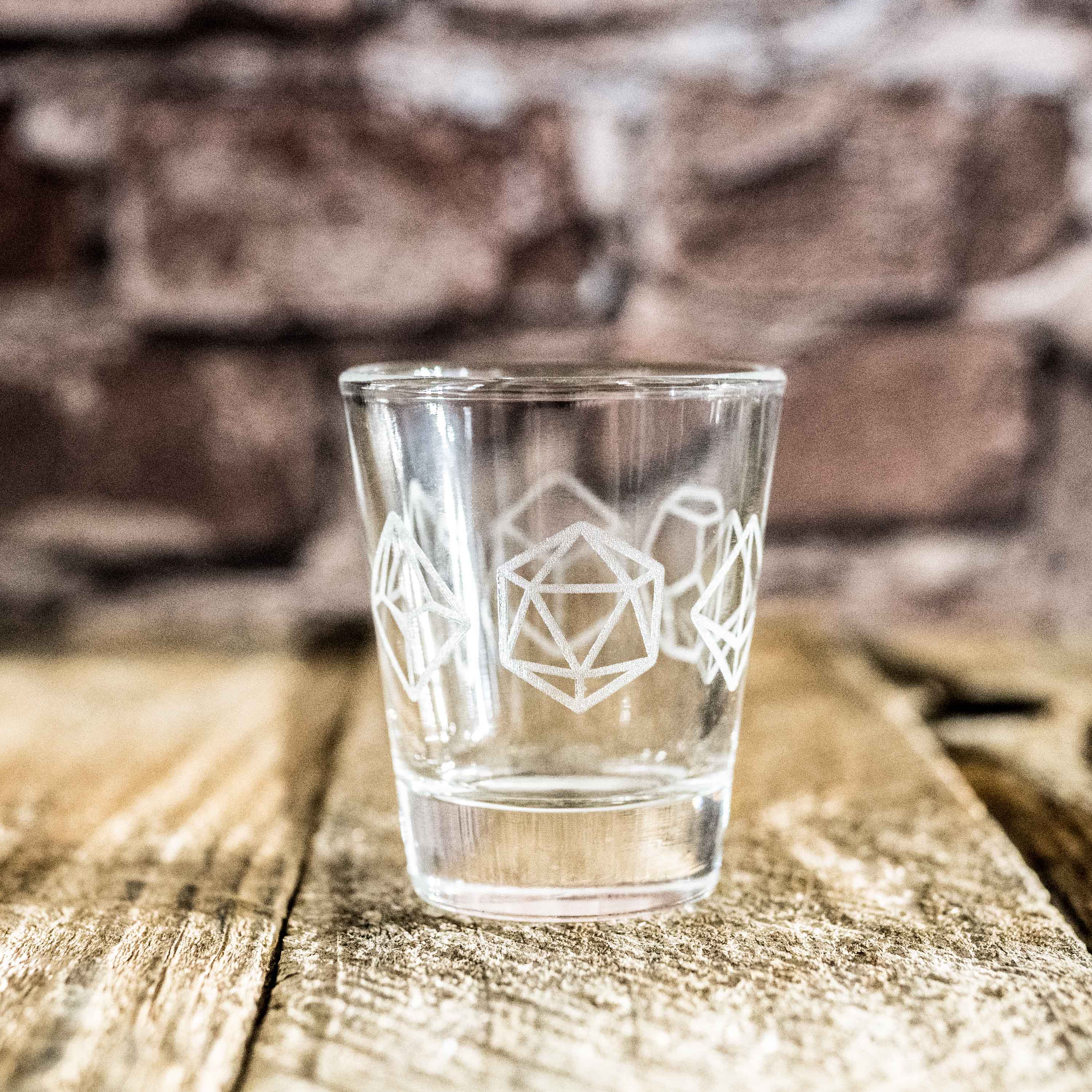 2oz Dice Shot glass