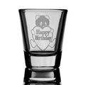 2oz Happy Birthday Panda shot glass