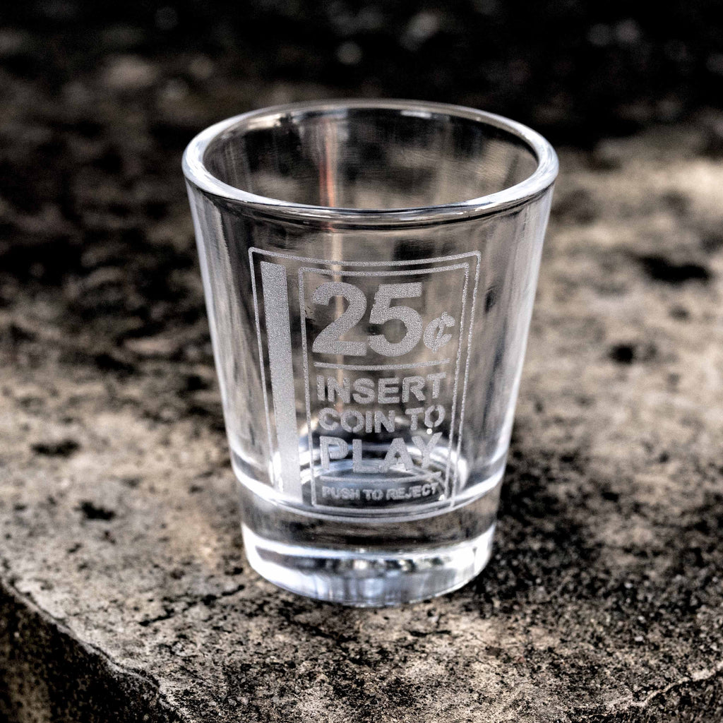 2oz Insert to Play Shot glass