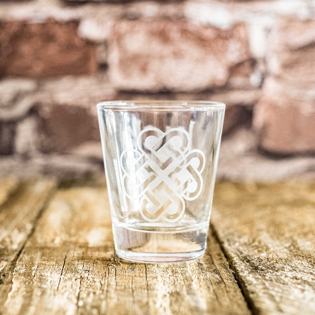 2oz Luck of the Irish Shot glass