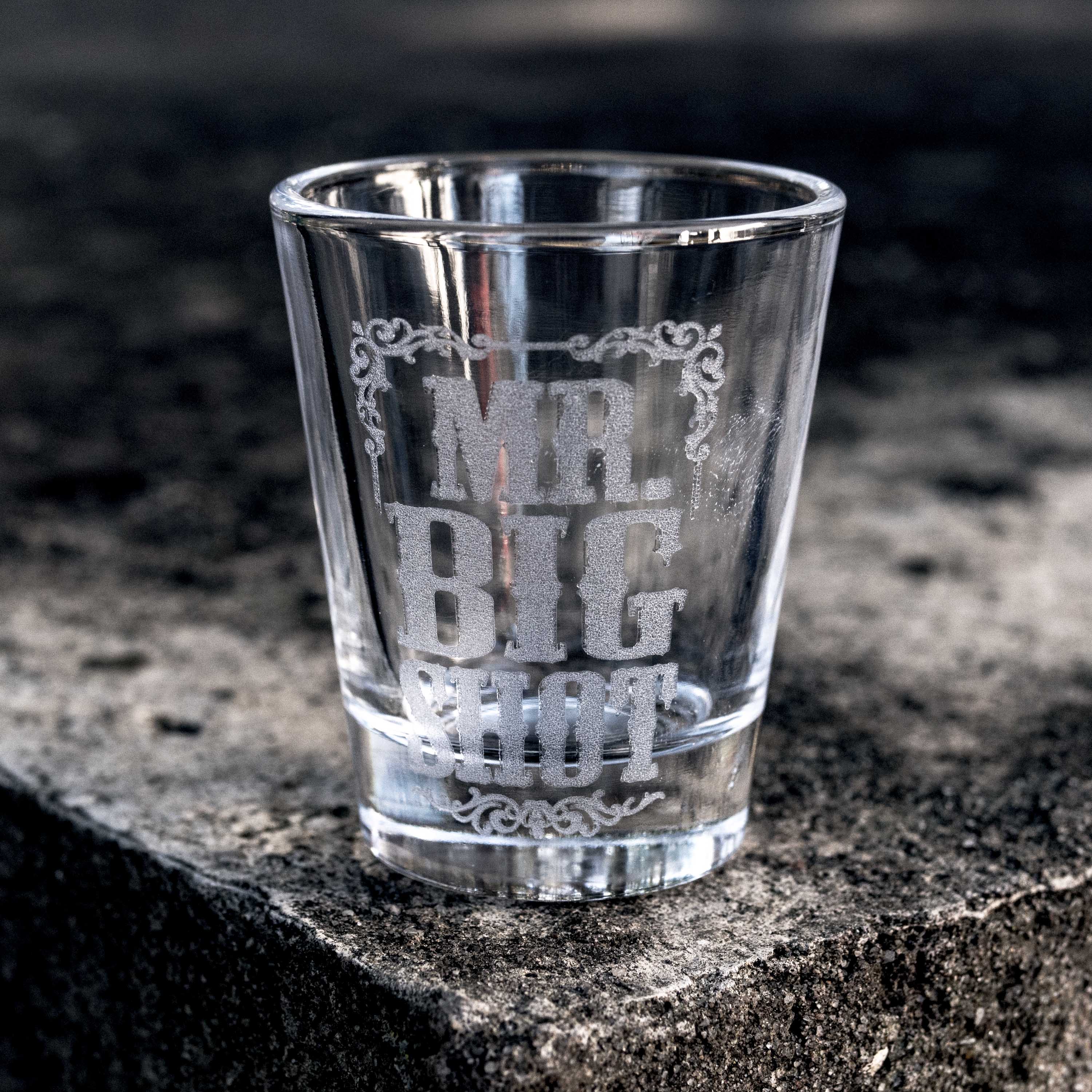 2oz Mr. Big Shot Shot glass