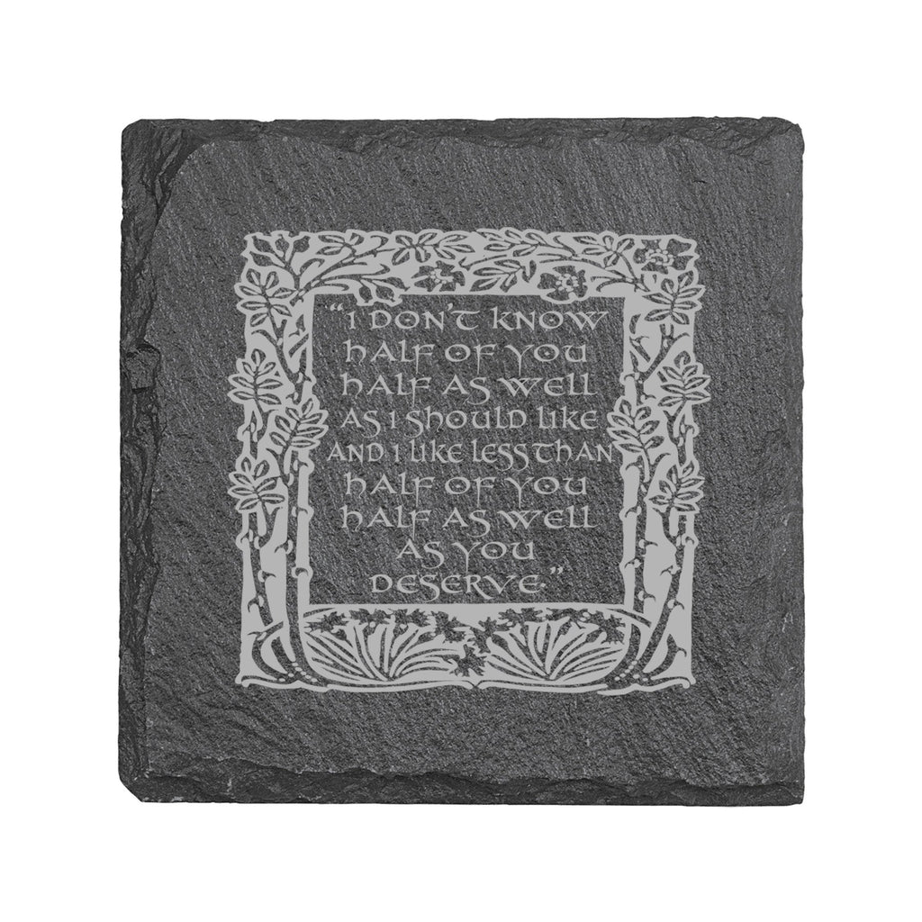 Coaster - Slate - Fantasy Quotes - SET OF 6
