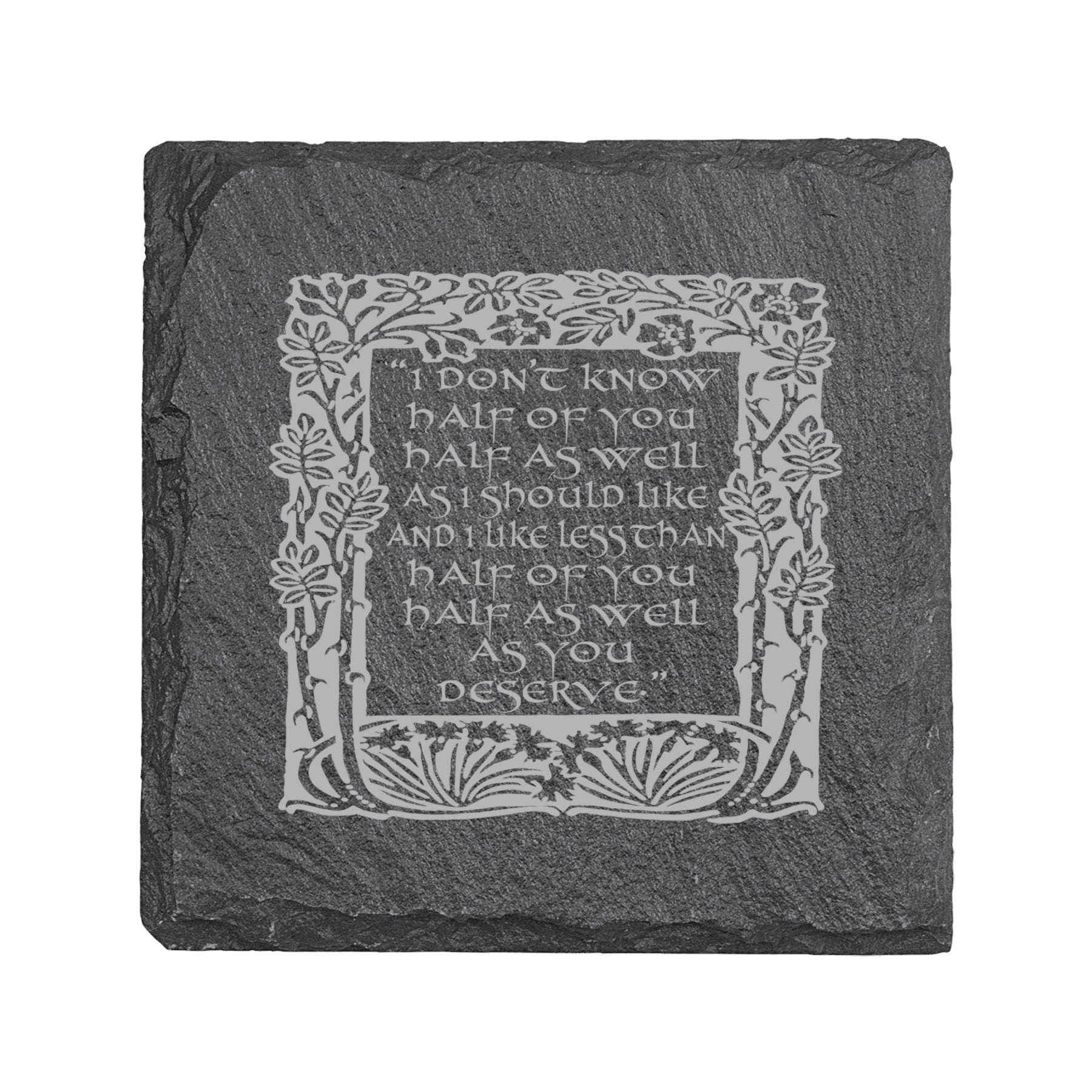 Coaster - Slate - Fantasy Quotes - SET OF 6