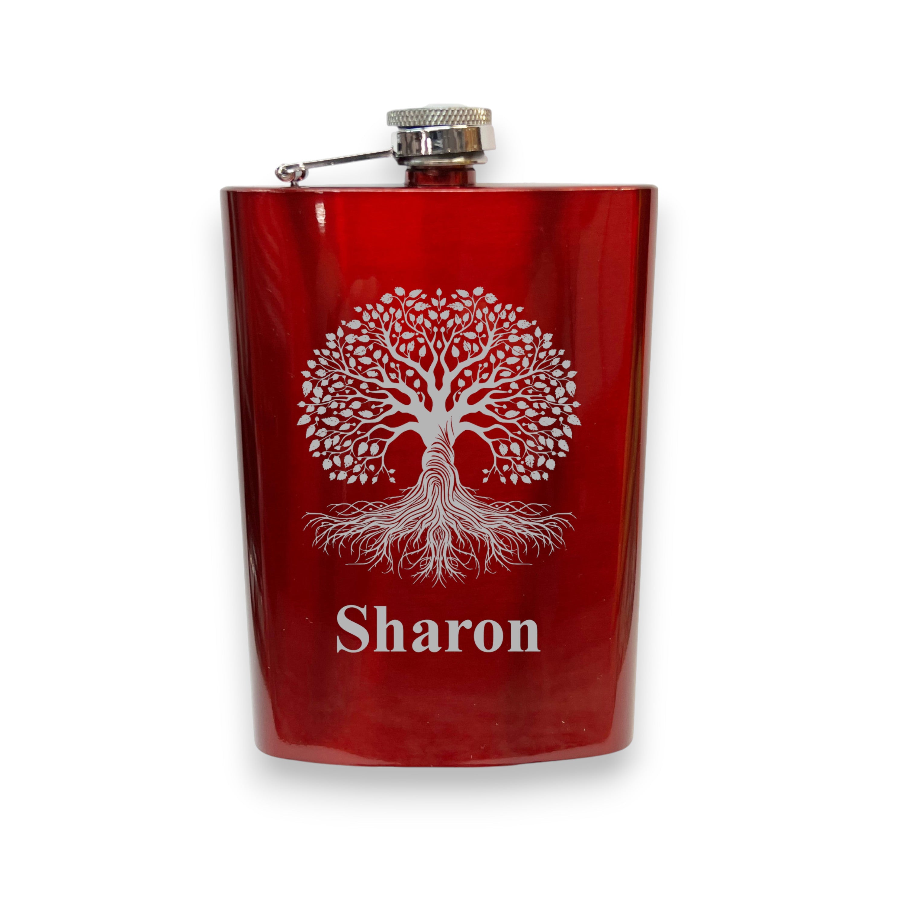 8oz - CUSTOM - PERSONALIZED - Celtic Tree of Life Flask