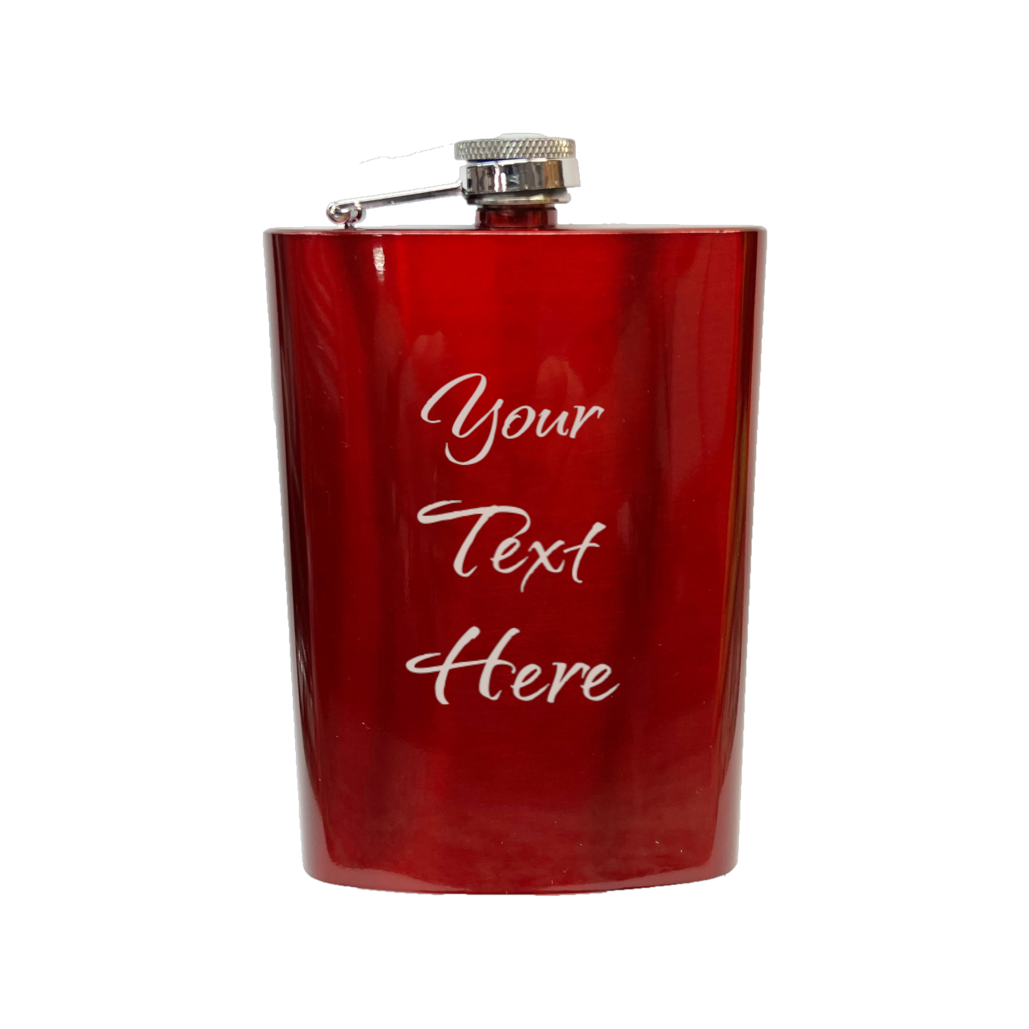 8oz Stainless Steel Flask With Your Name Engraved CUSTOM PERSONALIZED