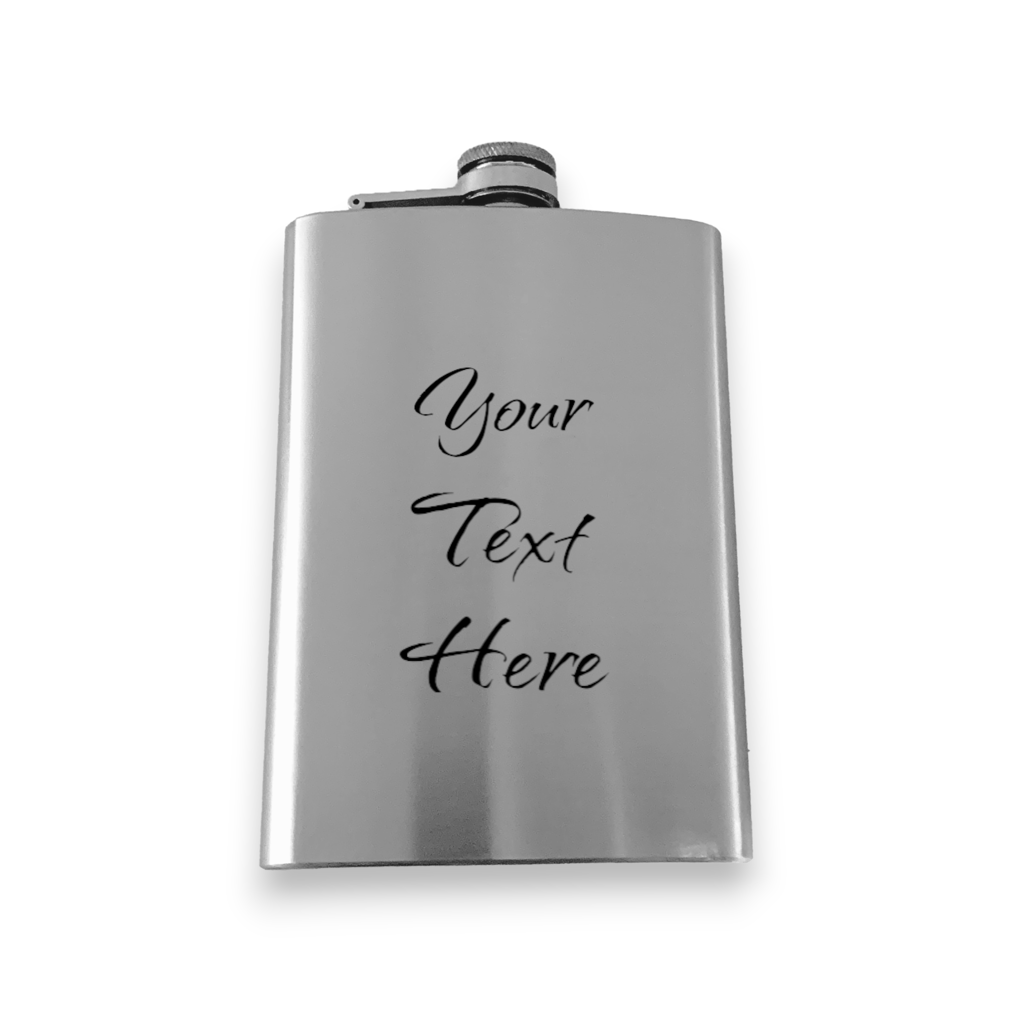 8oz Stainless Steel Flask With Your Name Engraved CUSTOM PERSONALIZED