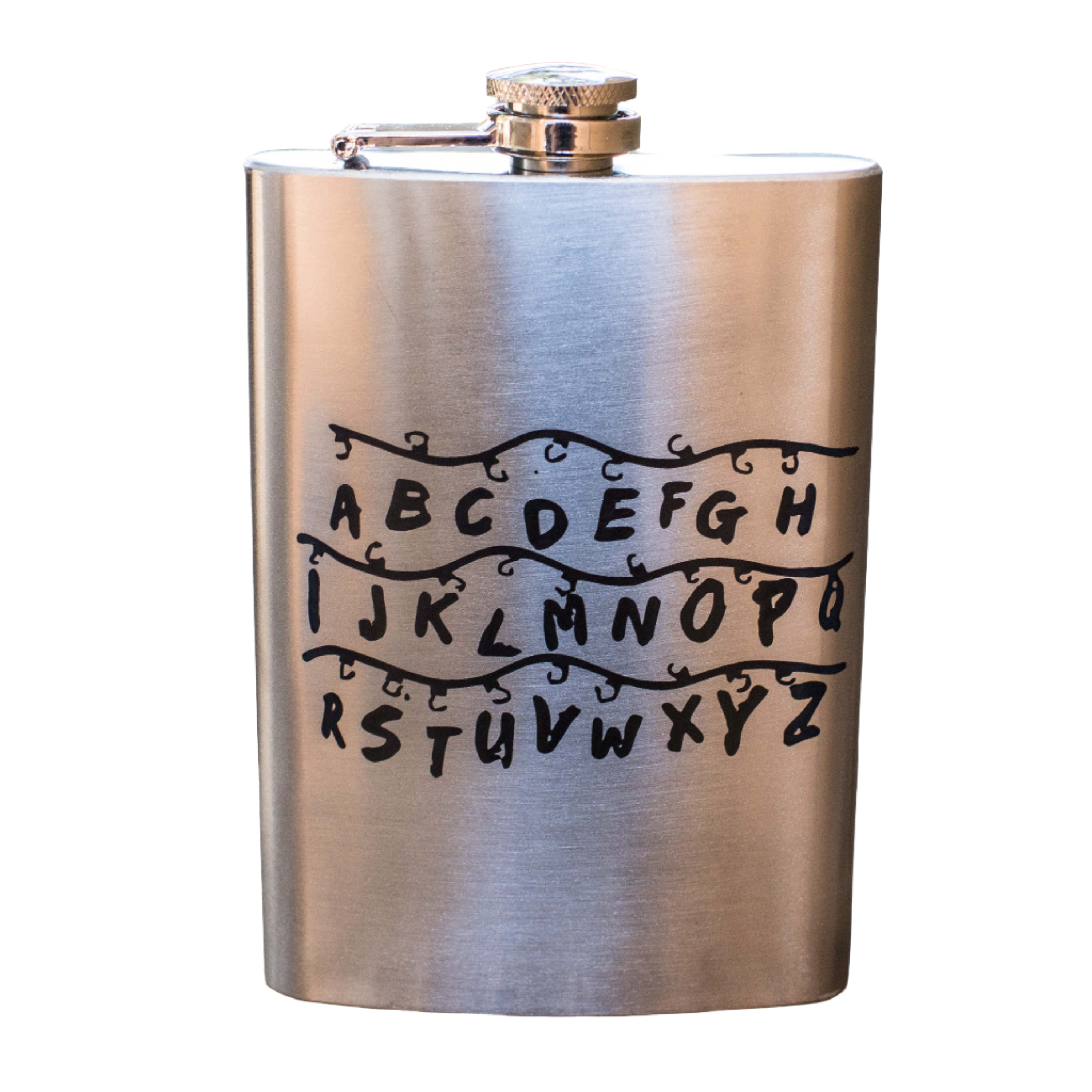 8oz Alphalights Stainless Steel Flask