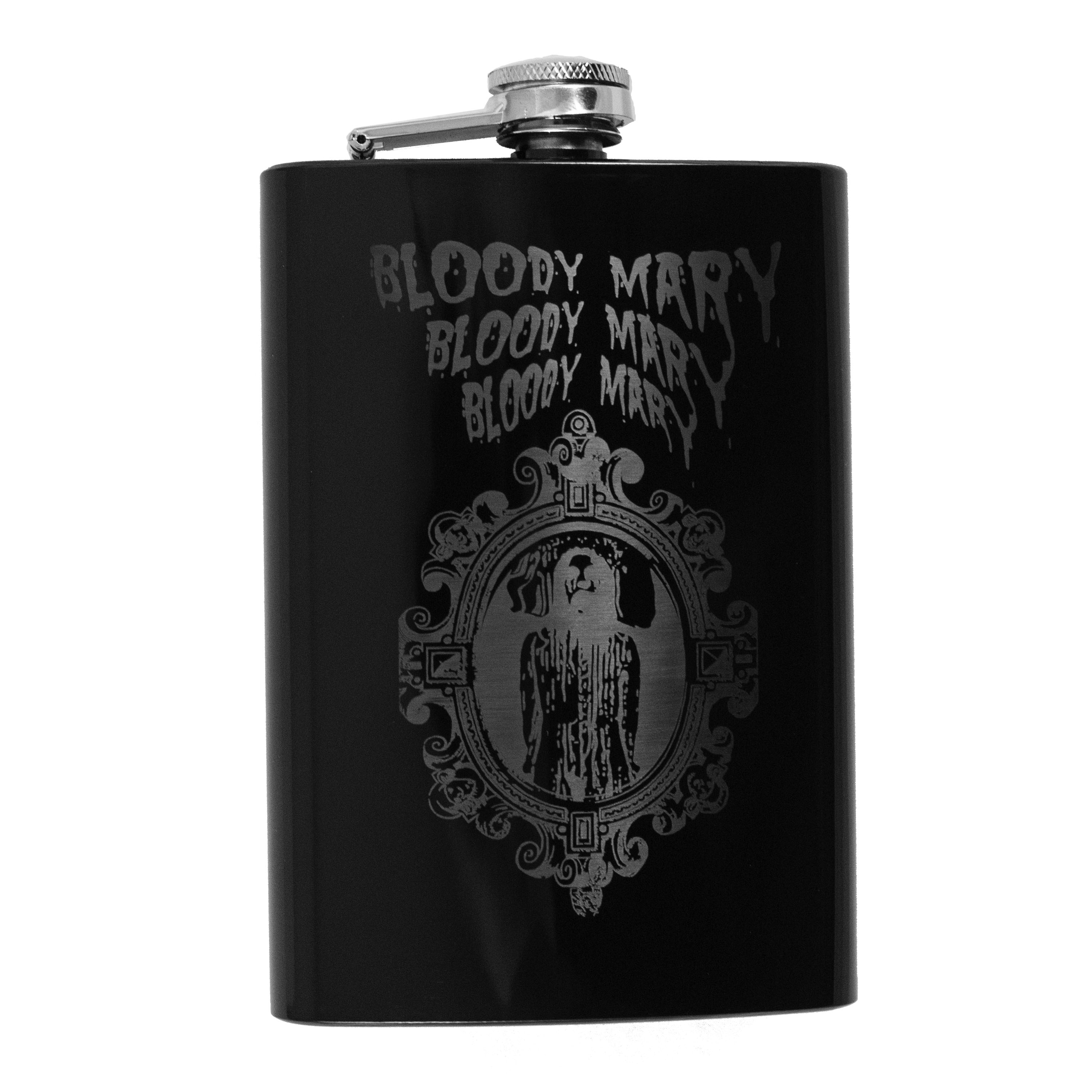 8oz BLACK Bloody Mary Flask