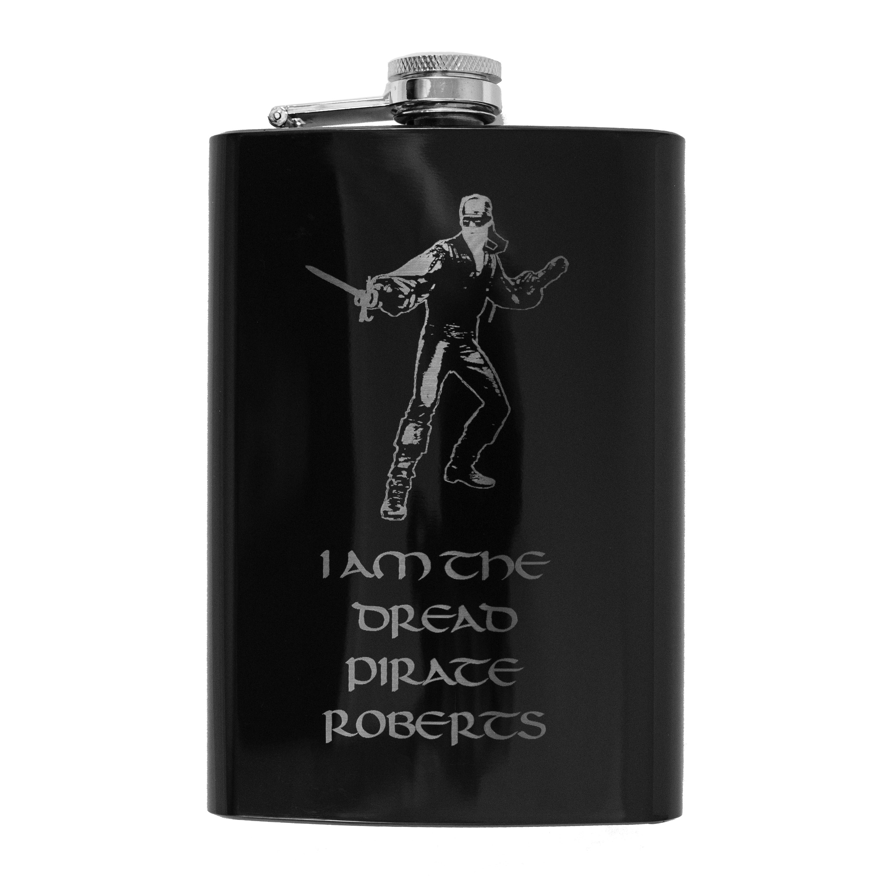 8oz BLACK I Am the Dread Pirate Roberts Flask