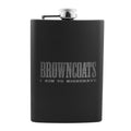 8oz BLACK Browncoats Black Flask