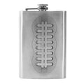 8oz Football Stainless Steel Flask