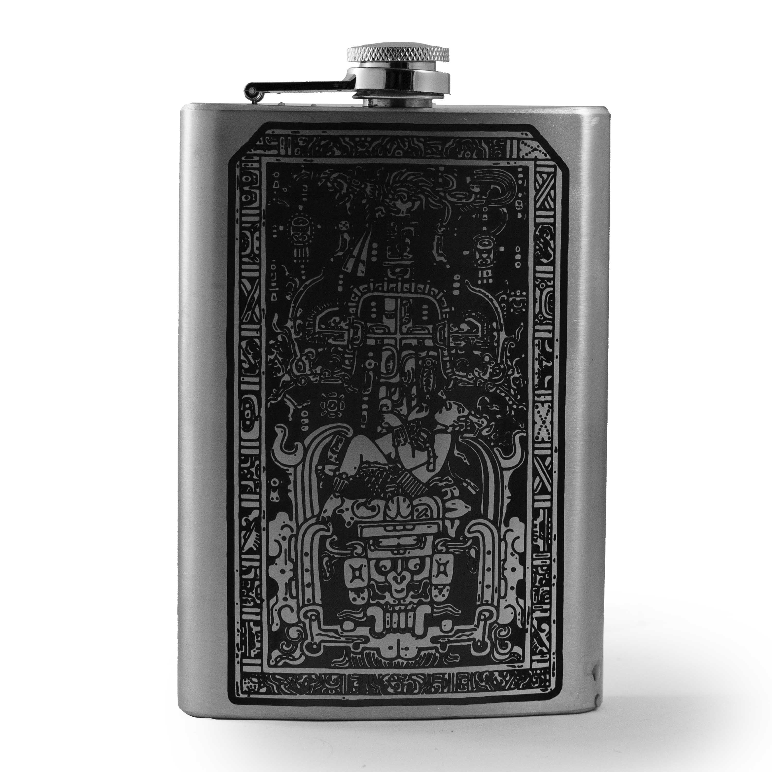 8oz Mayan Astronaut Stainless Steel Flask