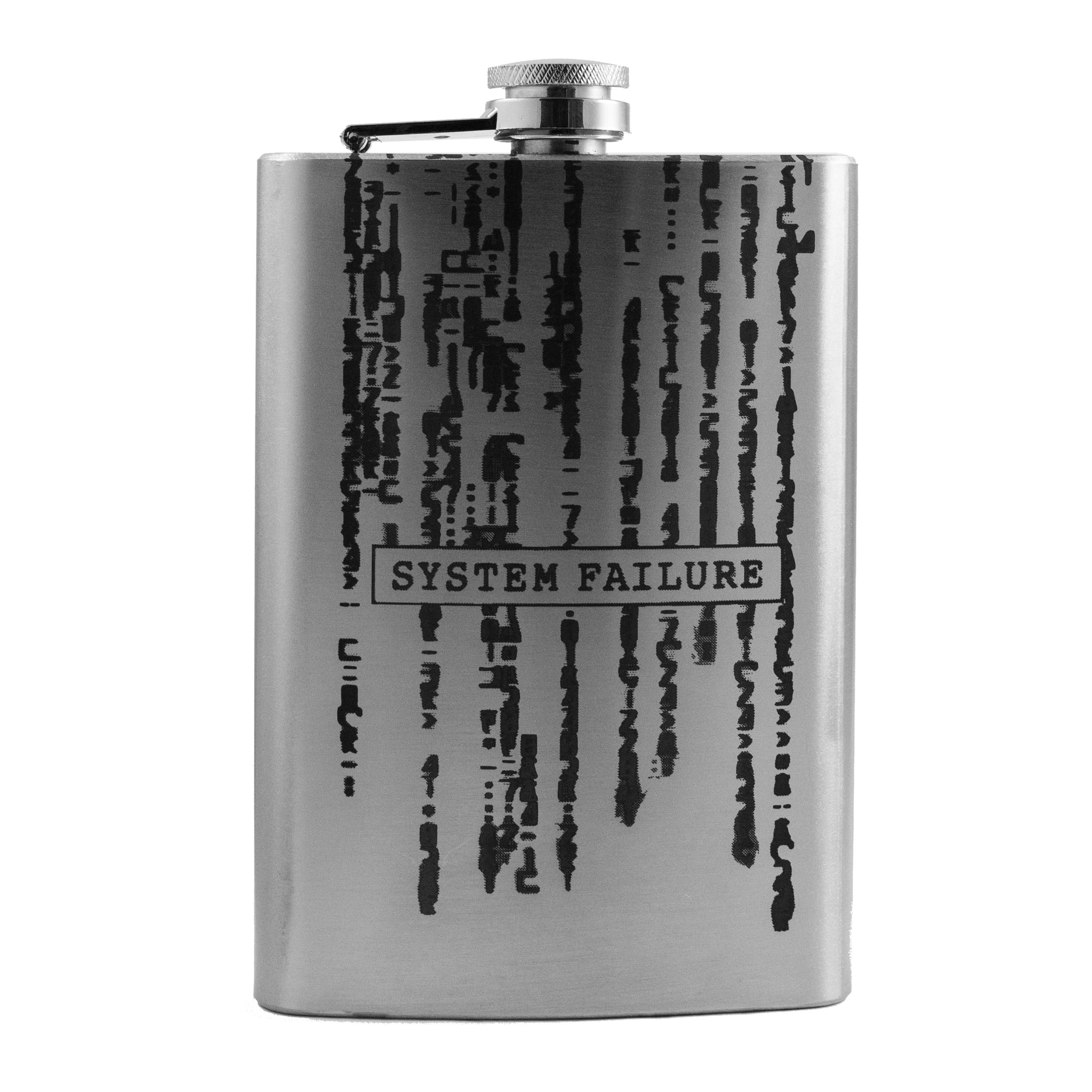 8oz System Failure Stainless Steel Flask