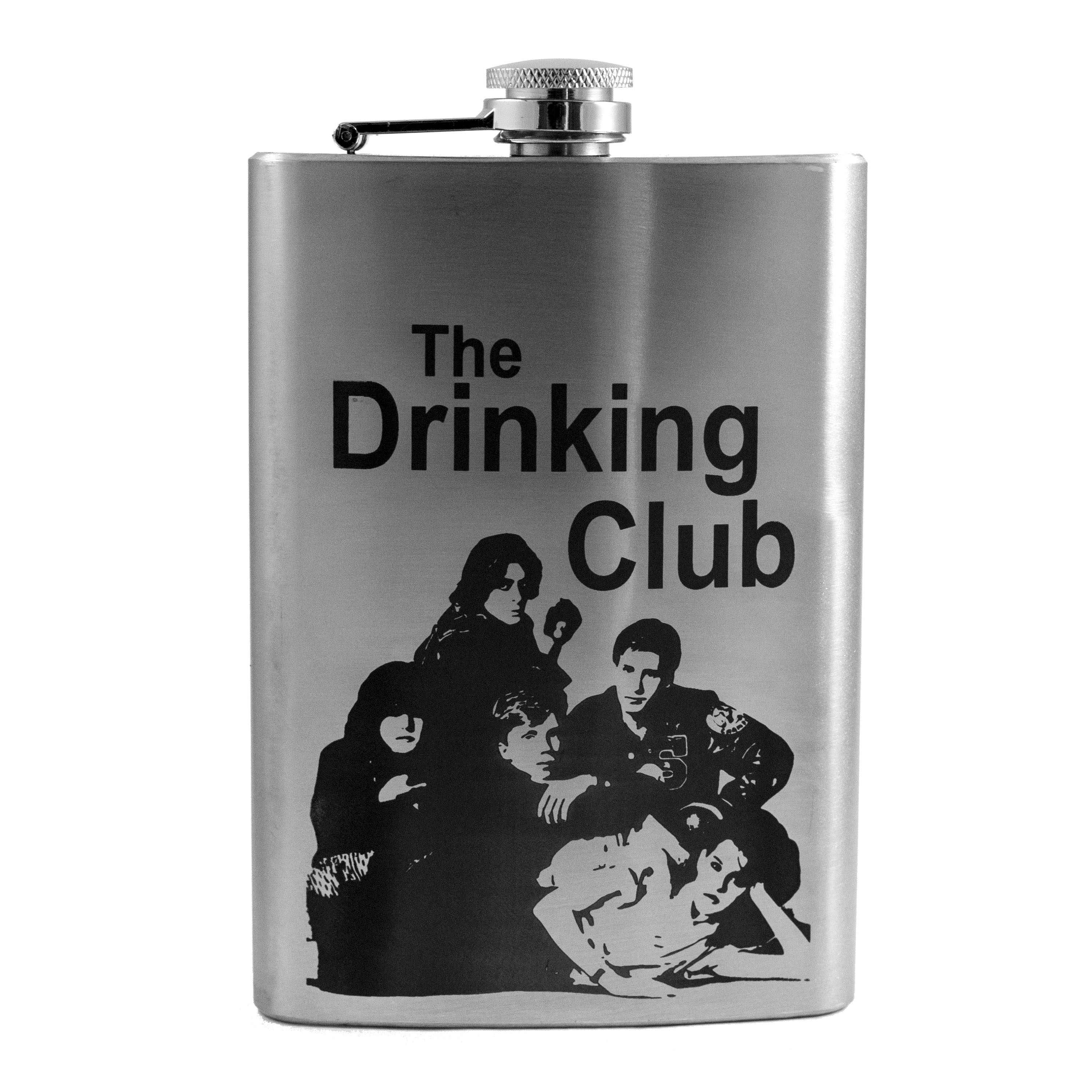 8oz The Drinking Club Stainless Steel Flask