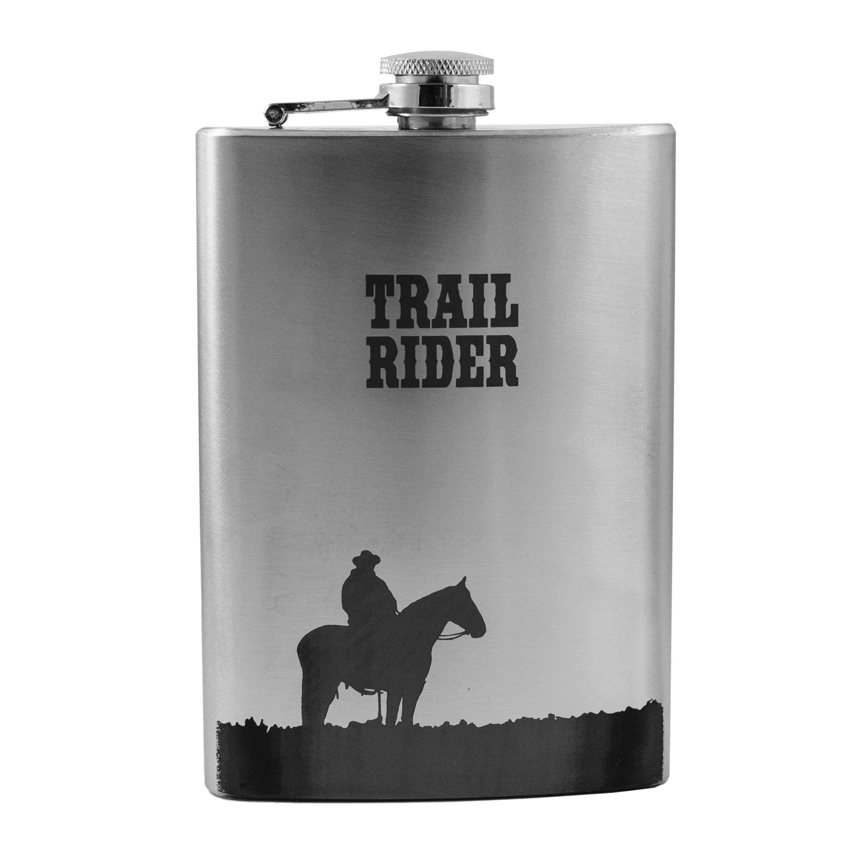 8oz Trail Rider Stainless Steel Flask