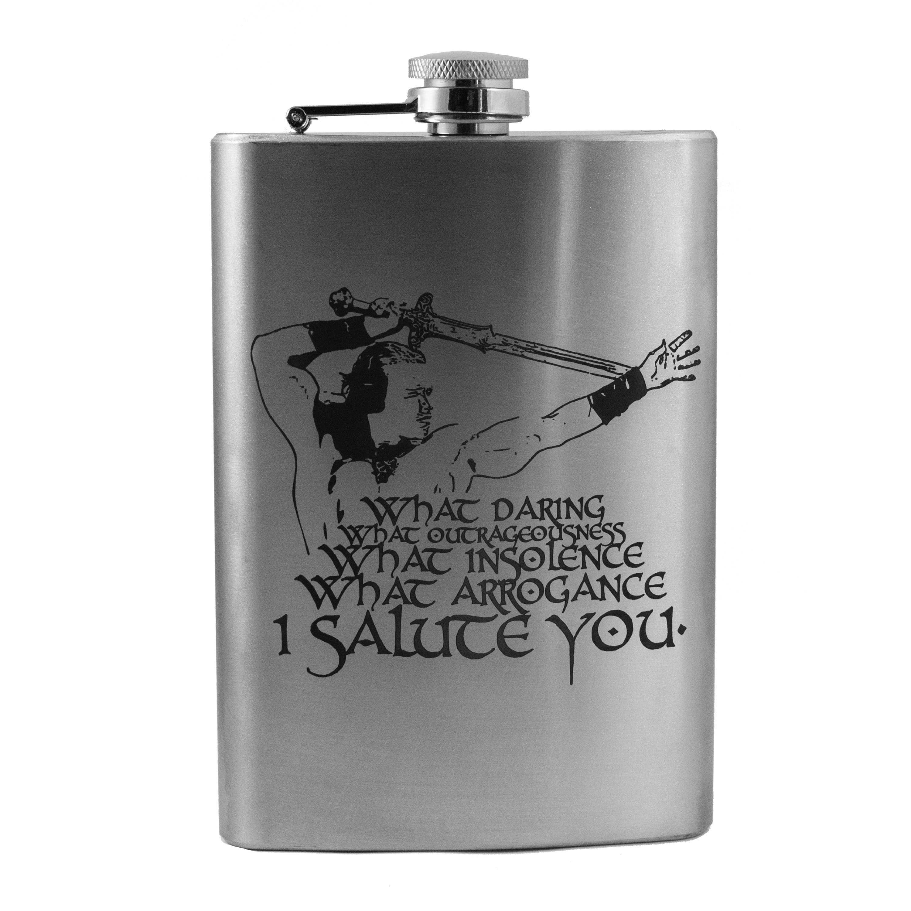 8oz What Daring Stainless Steel Flask