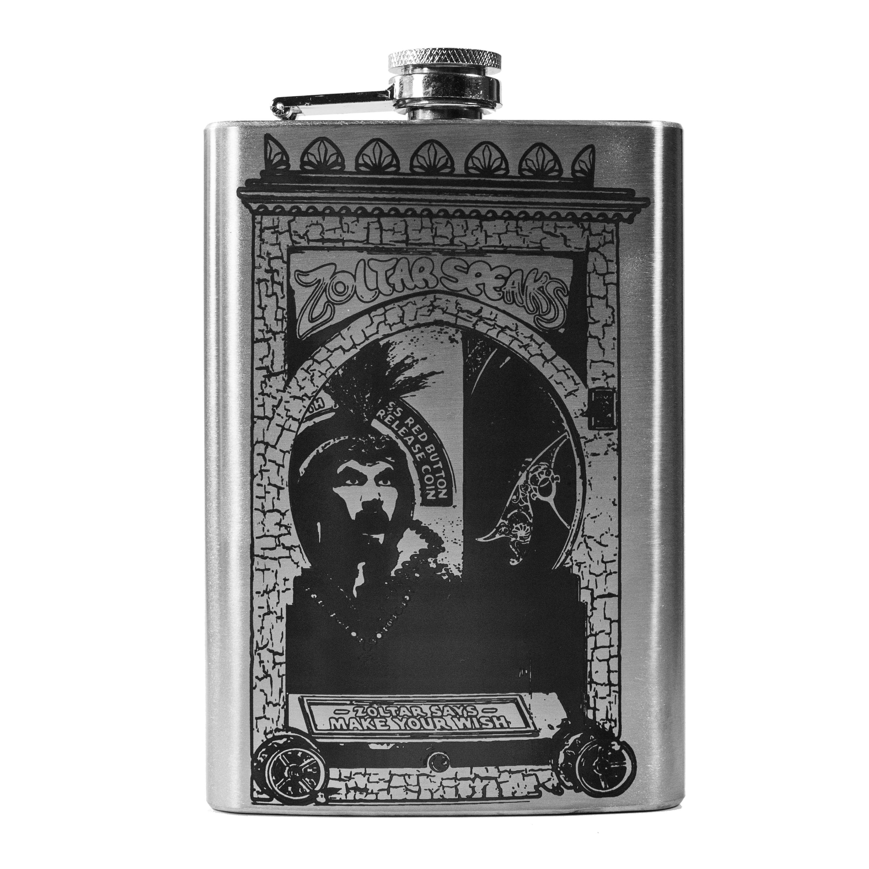 8oz Zoltar Speaks Stainless Steel Flask