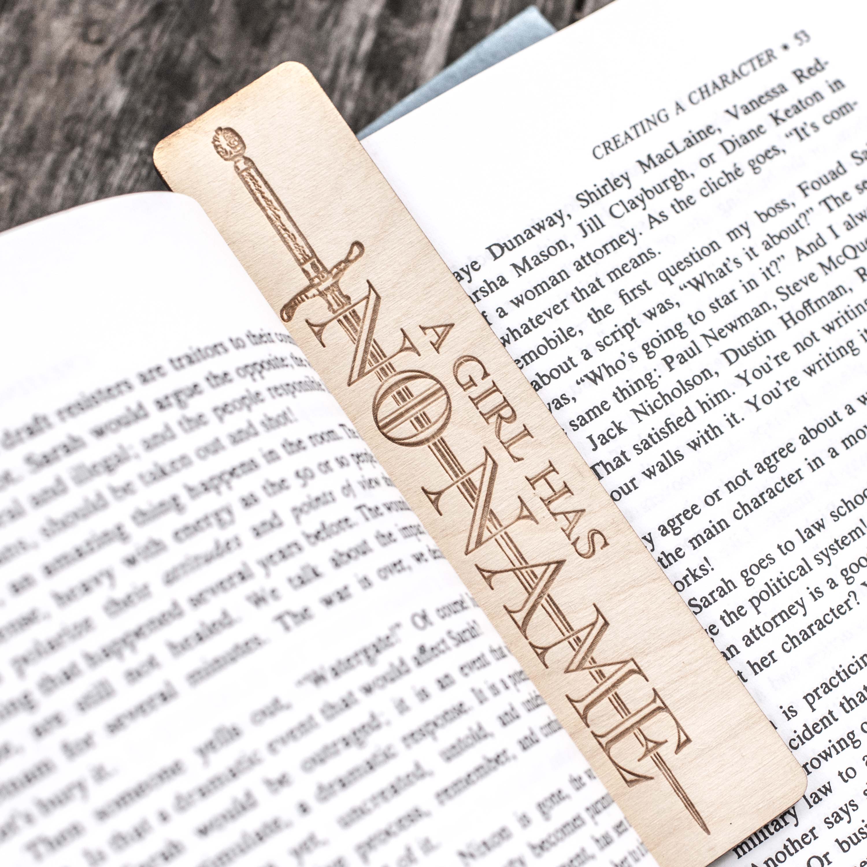 Bookmark - A Girl has no Name