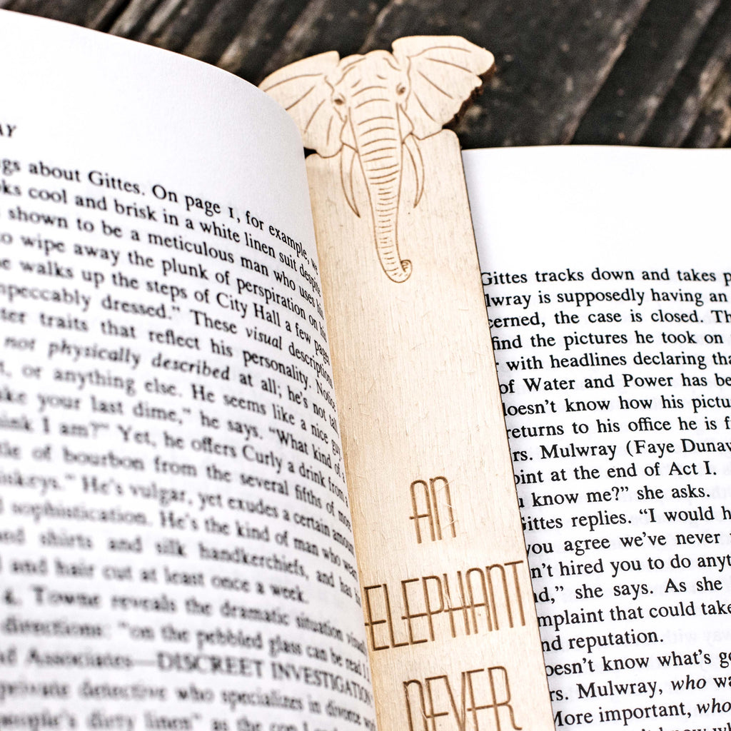 Bookmark - An Elephant Never Forgets