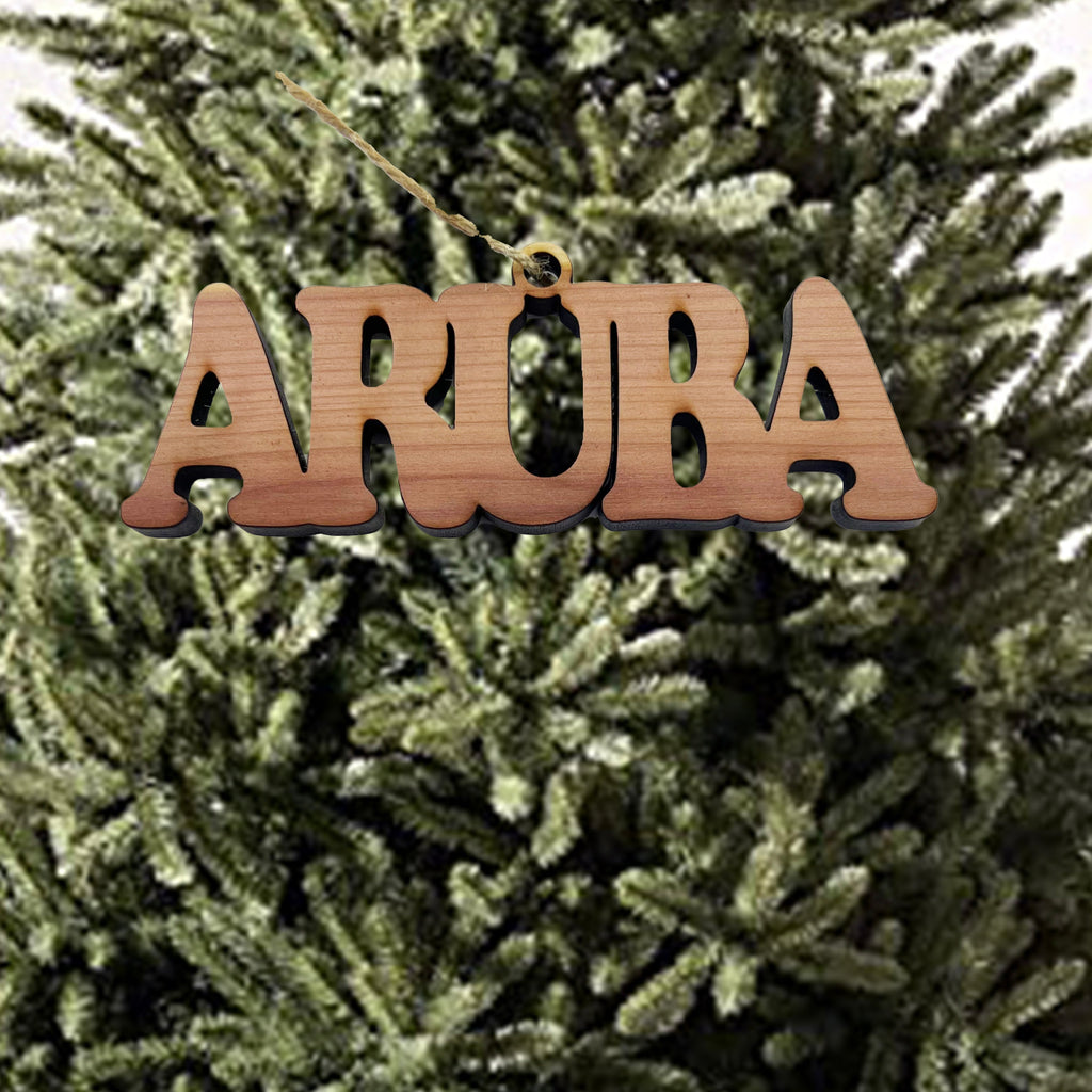 Aruba - Cedar Ornament