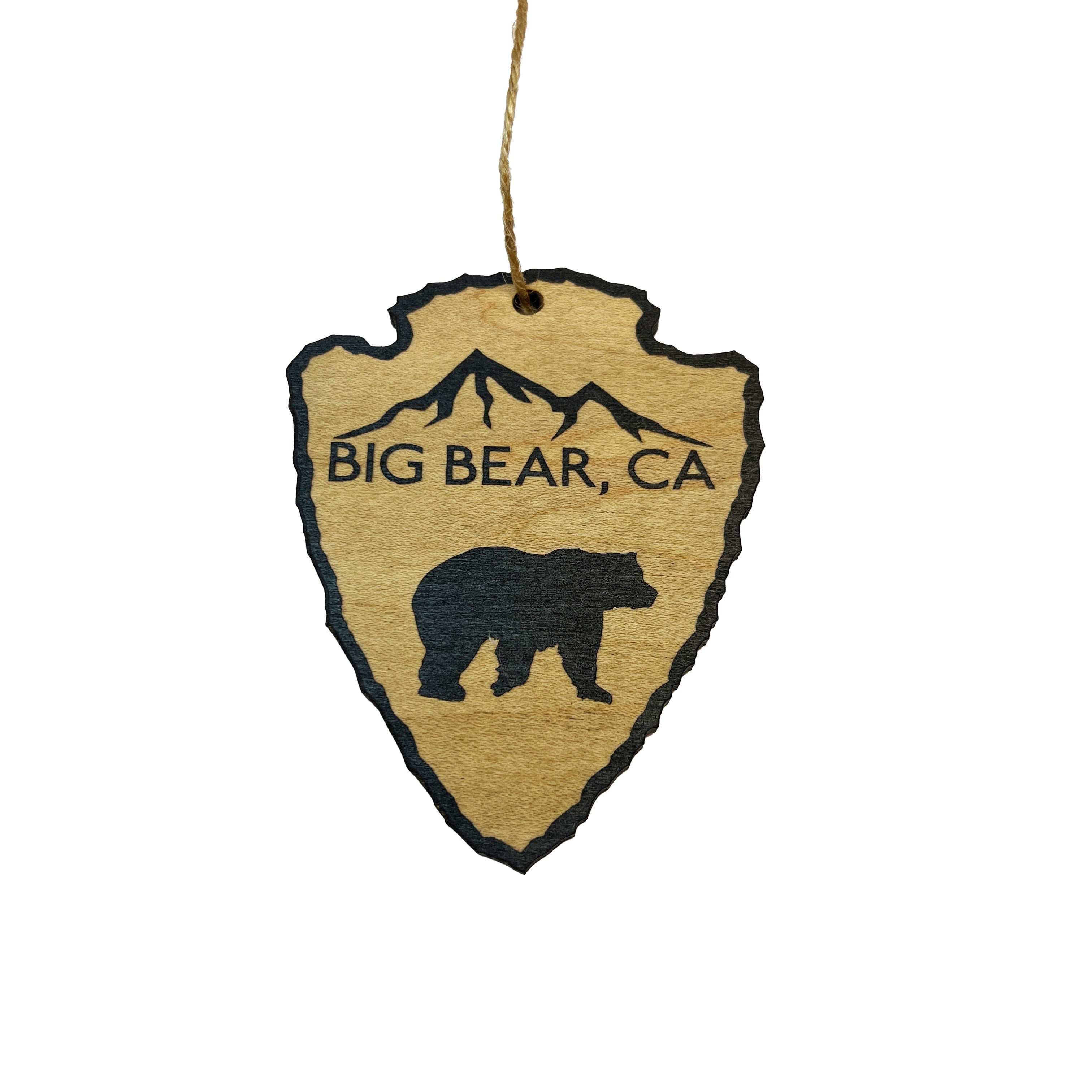 Big Bear California - BLACK Ornament