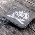 Coaster - Slate - Captain - SET OF 2