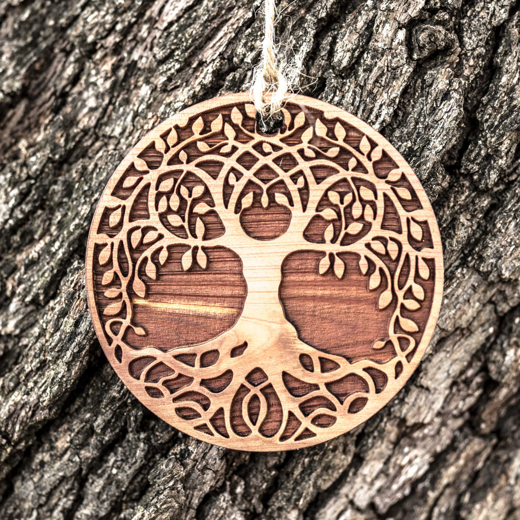 Cedar Ornament - Celtic Tree of Life