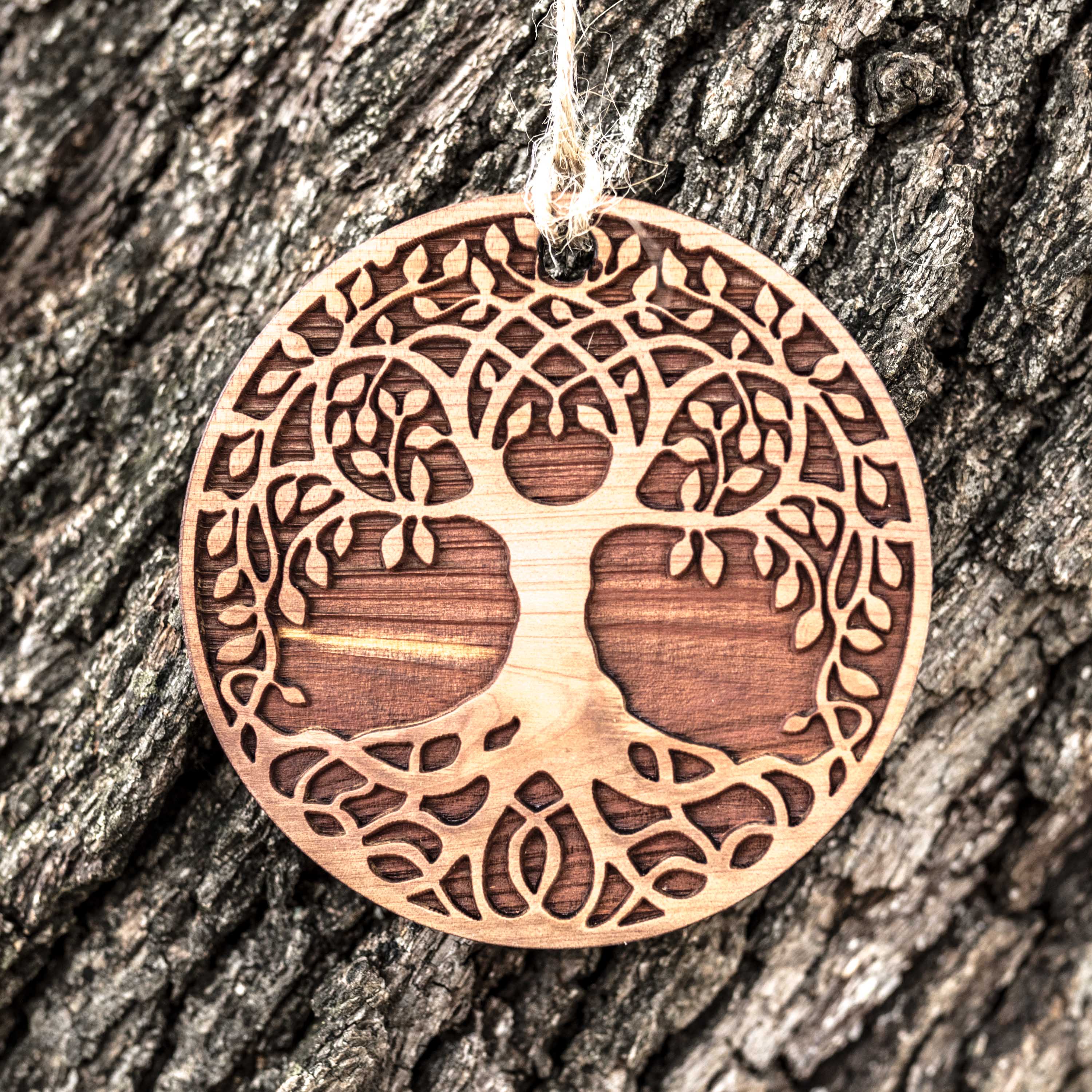 Cedar Ornament - Celtic Tree of Life