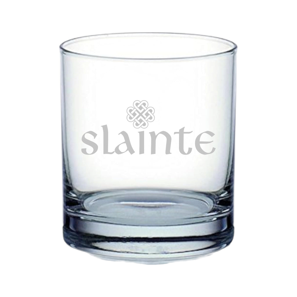 Rocks Glass - Slainte - Double Old Fashioned - Irish Cheers