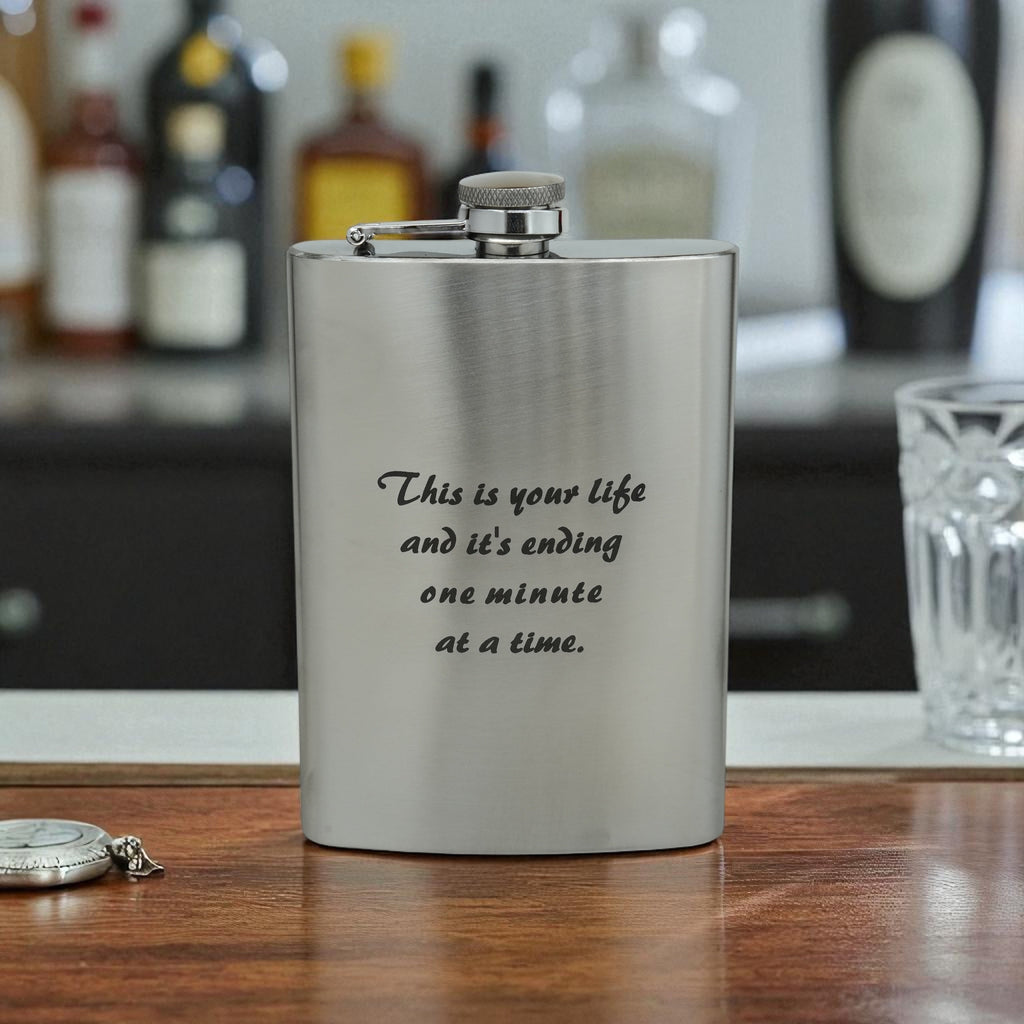 8oz This is Your Life Stainless Steel Flask
