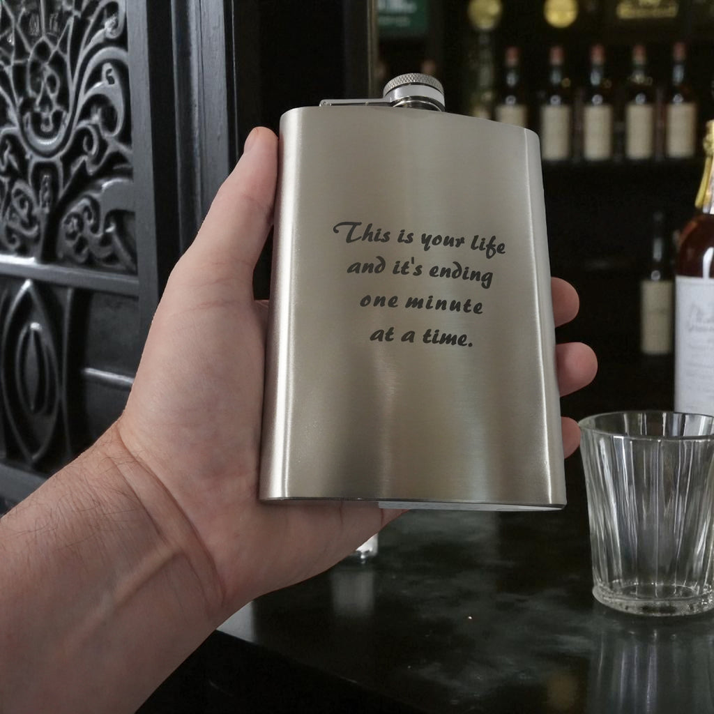 8oz This is Your Life Stainless Steel Flask