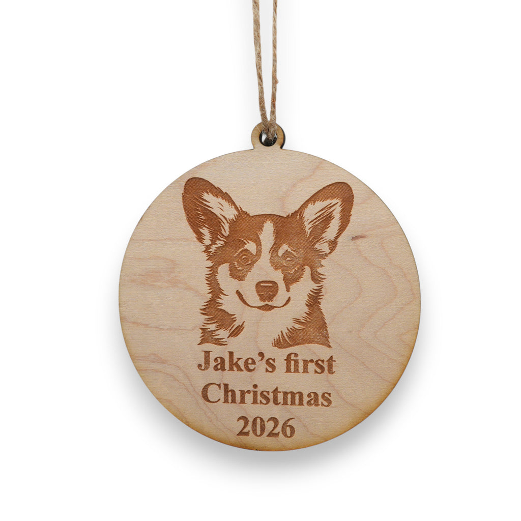 Ornament - Animals - PERSONALIZED - Raw Wood
