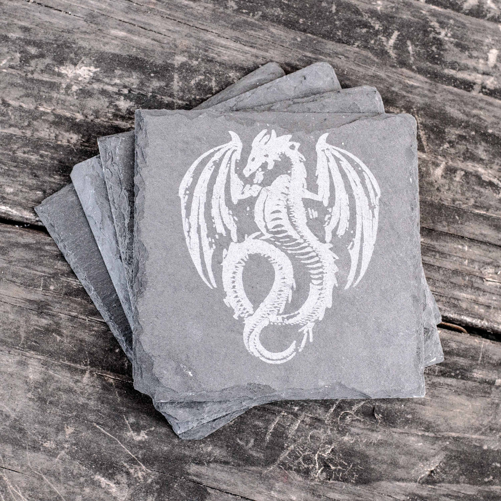 Coaster - Slate - Flying Dragon - SET OF 2