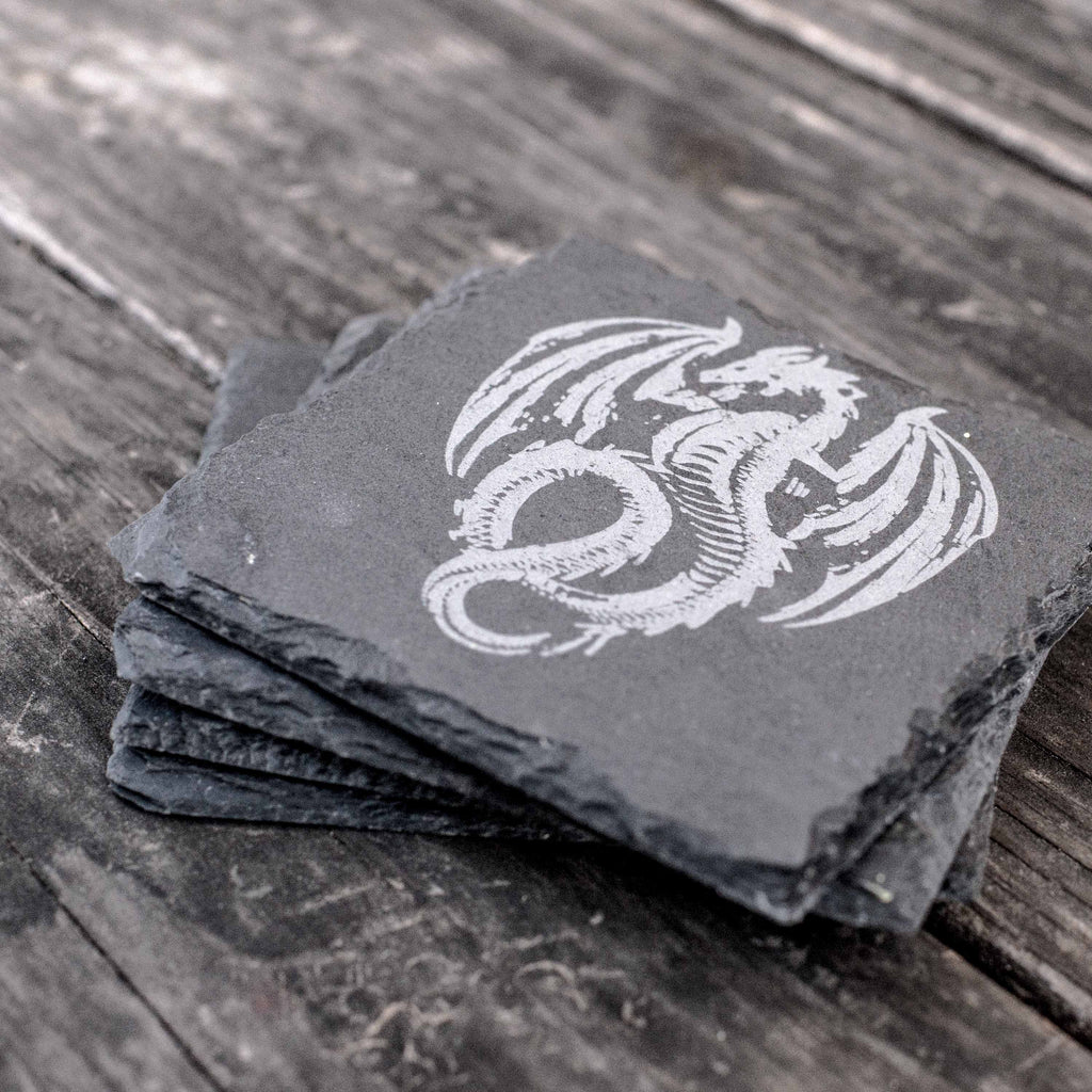 Coaster - Slate - Flying Dragon - SET OF 2